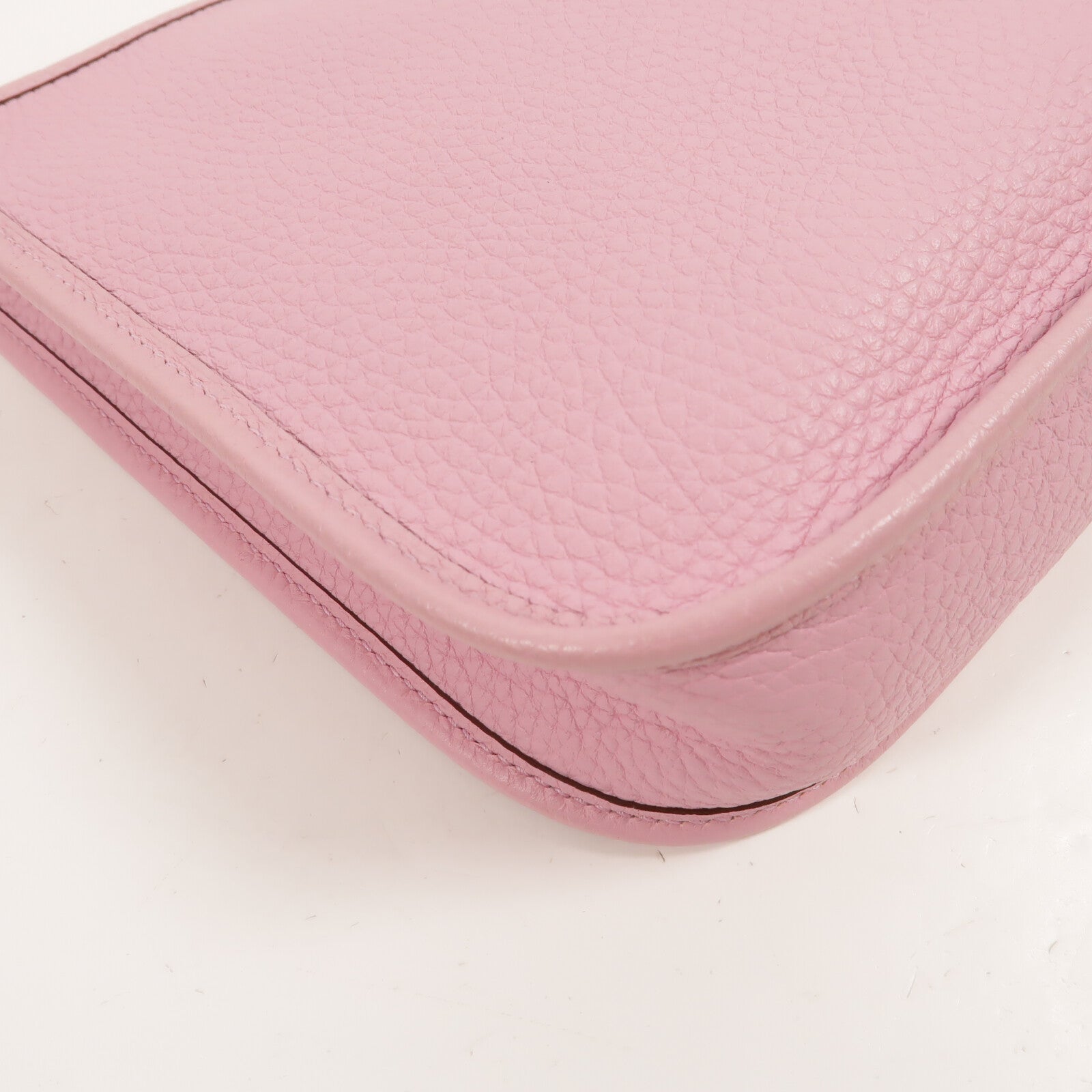 HERMES Clemence皮革Evelyne TPM肩背袋Mauve Sylvestre