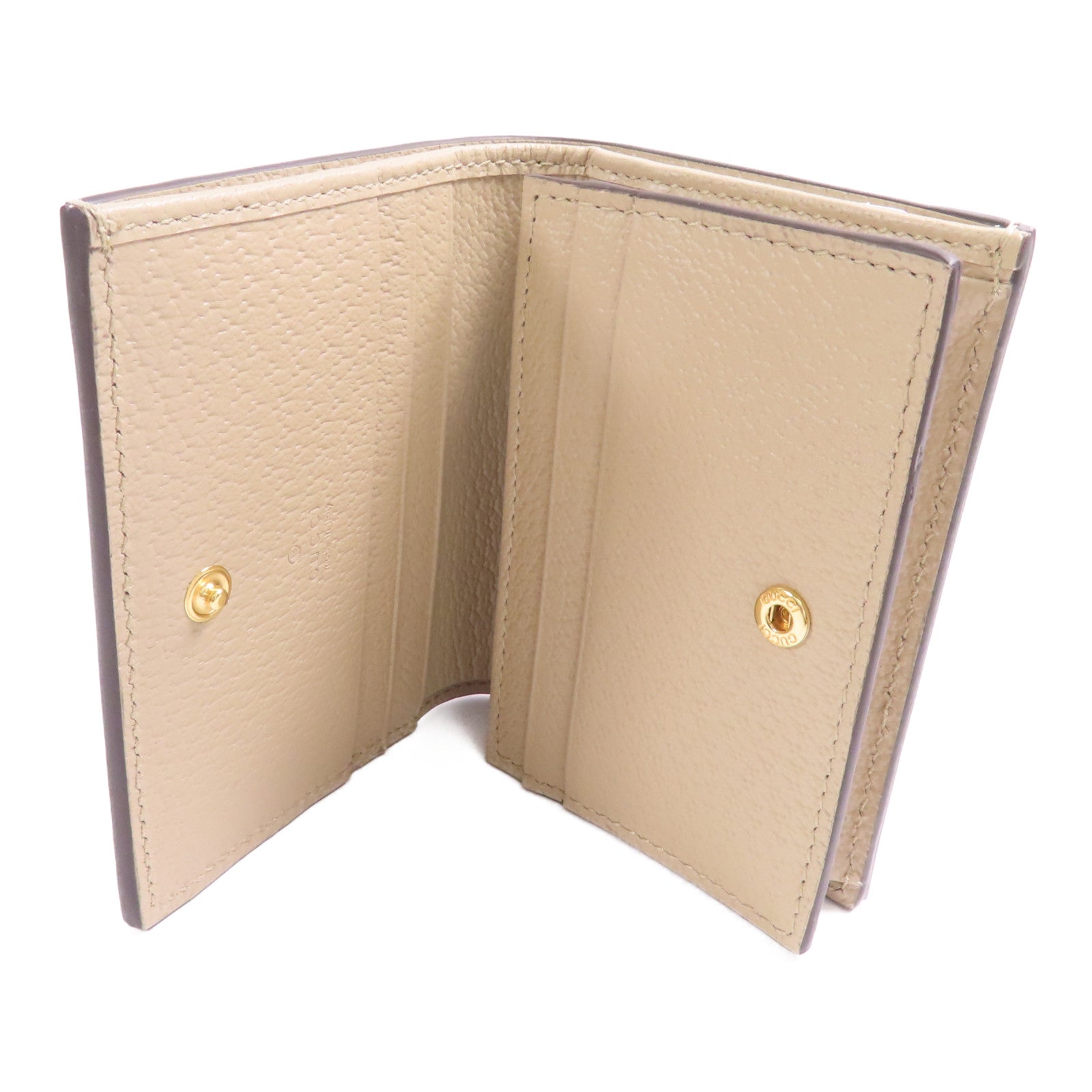 GUCCI 塗層帆布Wallet金扣錢包