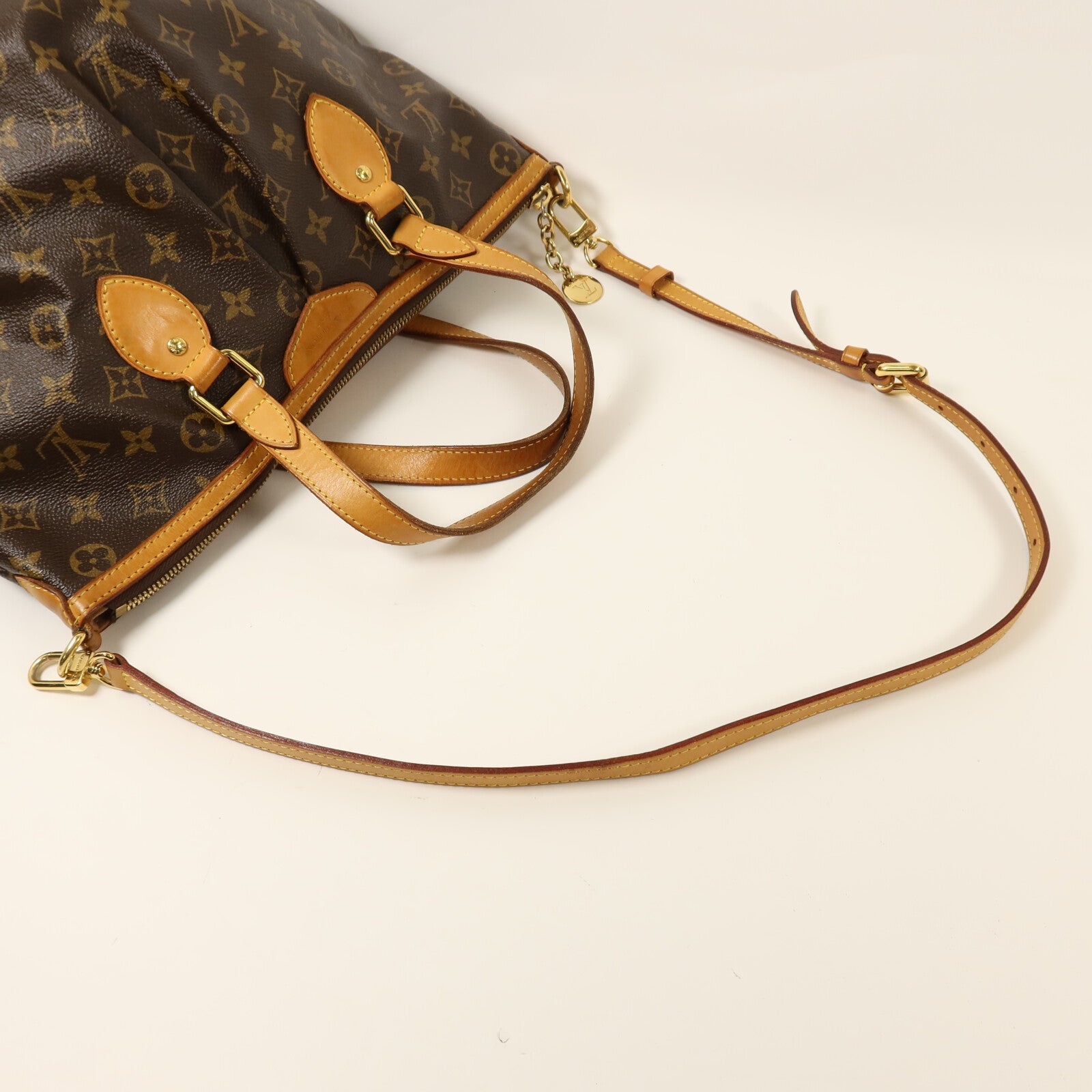 LOUIS VUITTON Monogram Palermo PM金扣手挽肩背兩用袋