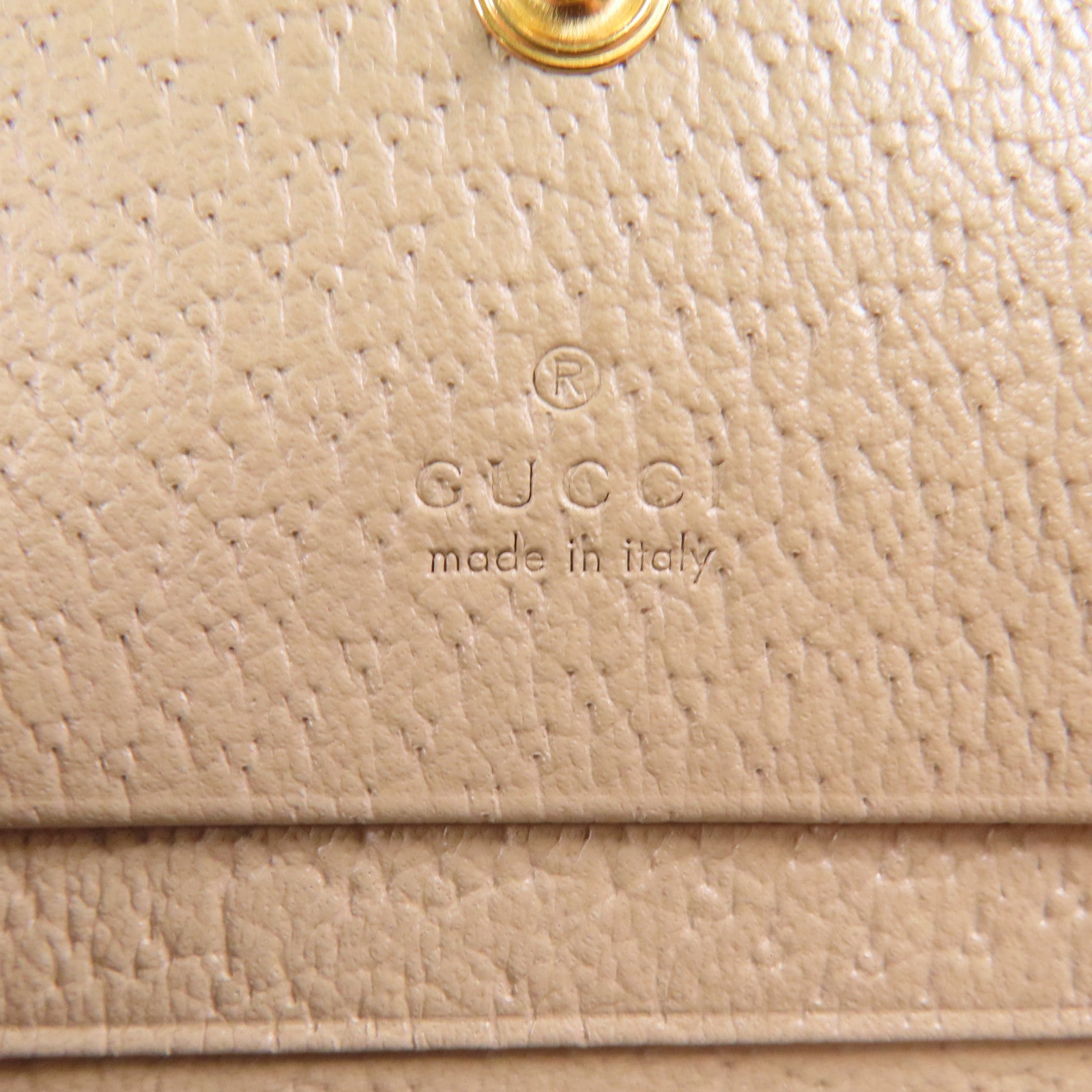 GUCCI 塗層帆布Wallet金扣錢包