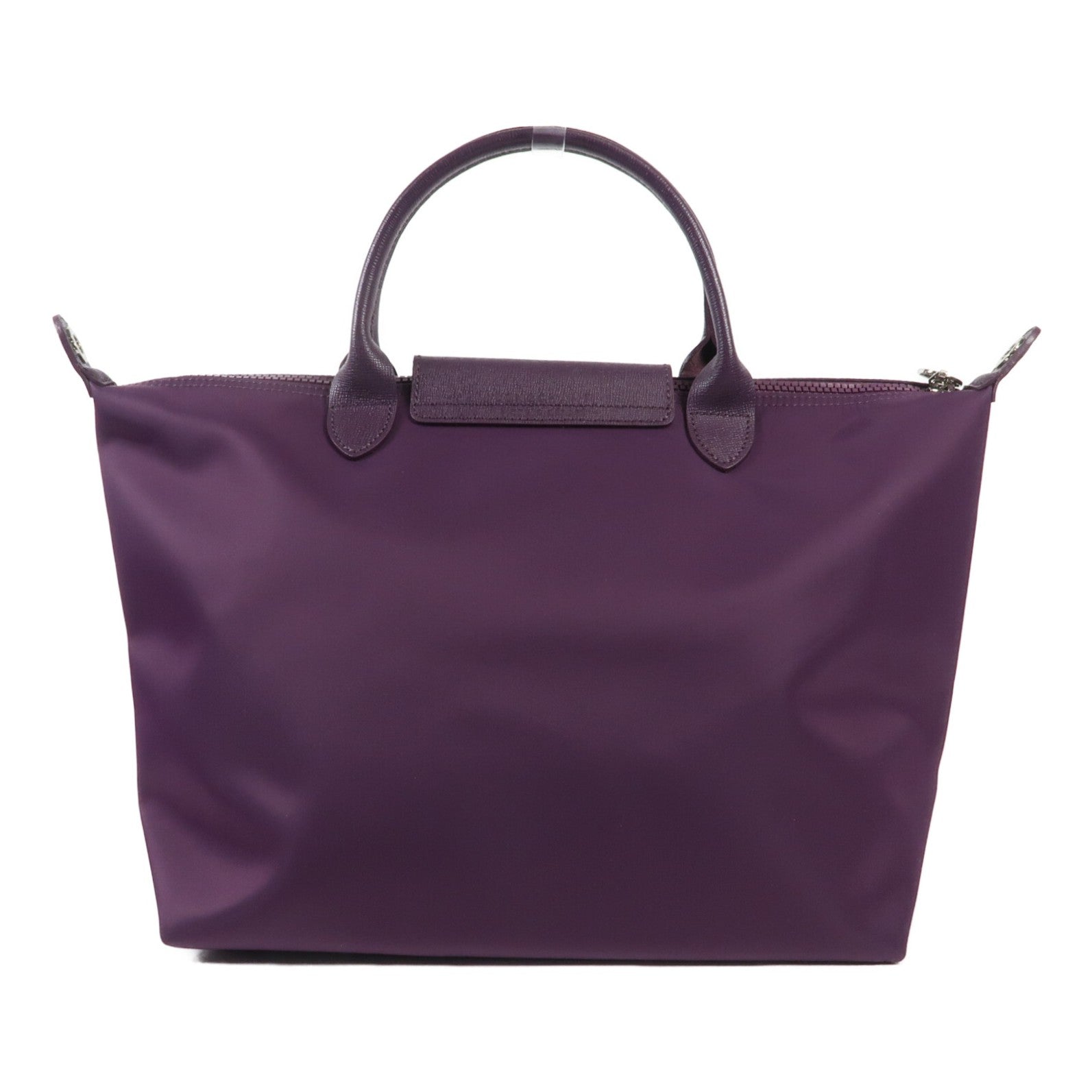 Longchamp 尼龍2 Way Shoulder銀扣手挽肩背兩用袋