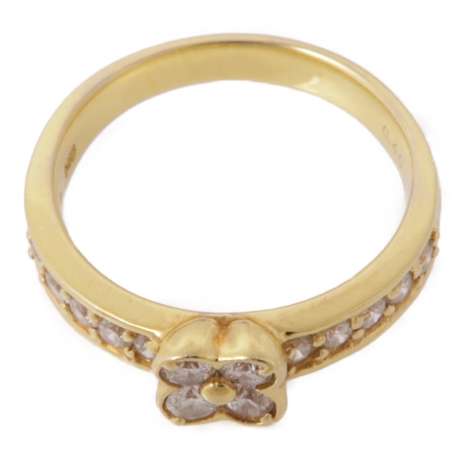 JEWELRY 【激減優惠】18K黃金Diamond Ring鑽石戒指US#5