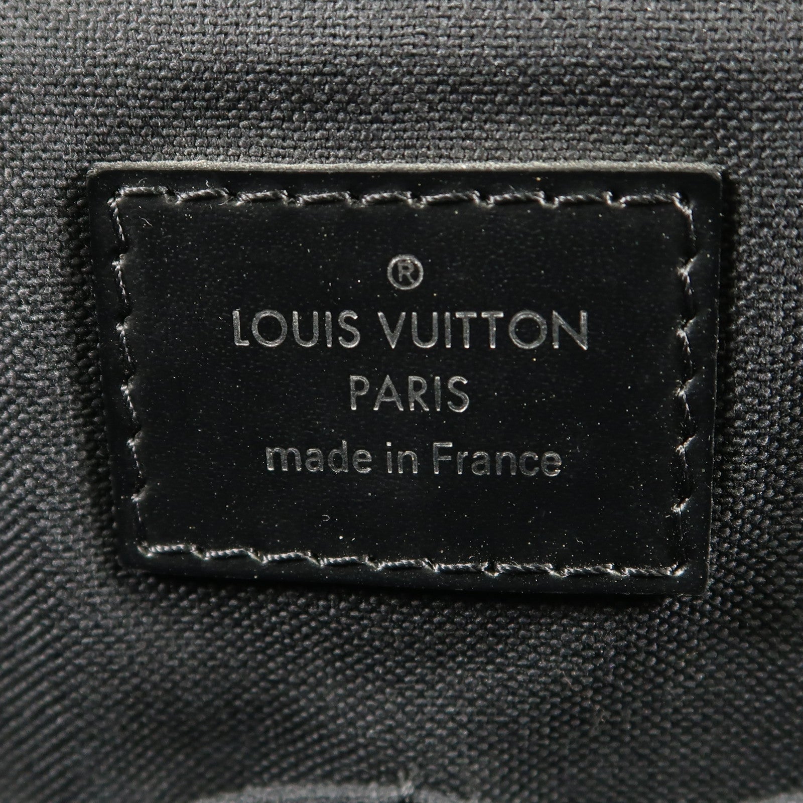 LOUIS VUITTON Damier Graphite Porte Document Jour Business Bag銀扣手挽袋