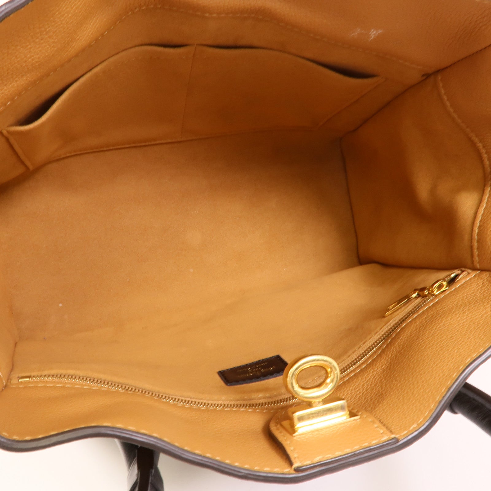 LOUIS VUITTON Monogram/牛皮皮革On My Side MM手挽袋