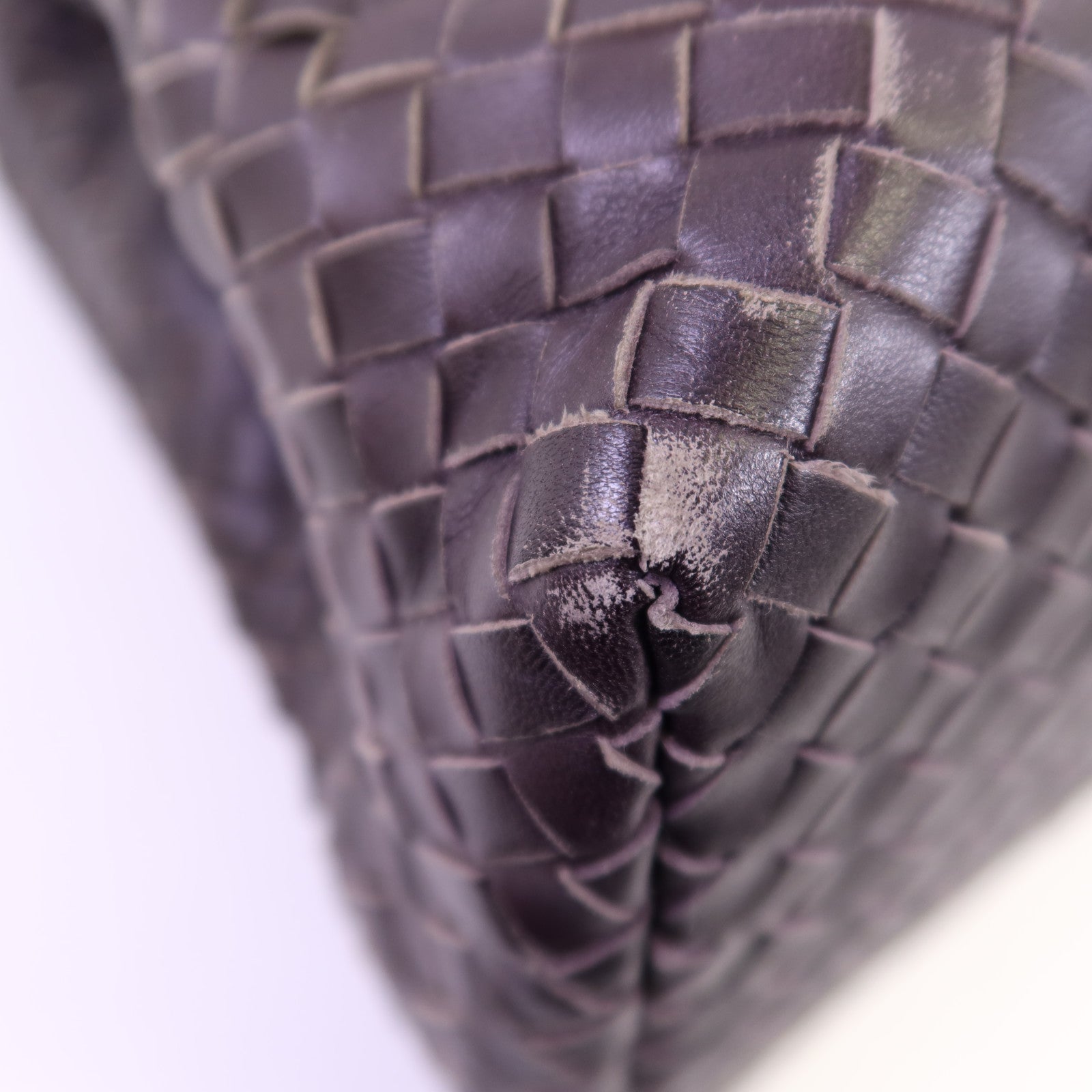 BOTTEGA VENETA 織紋皮革Roma Medium金扣手挽袋