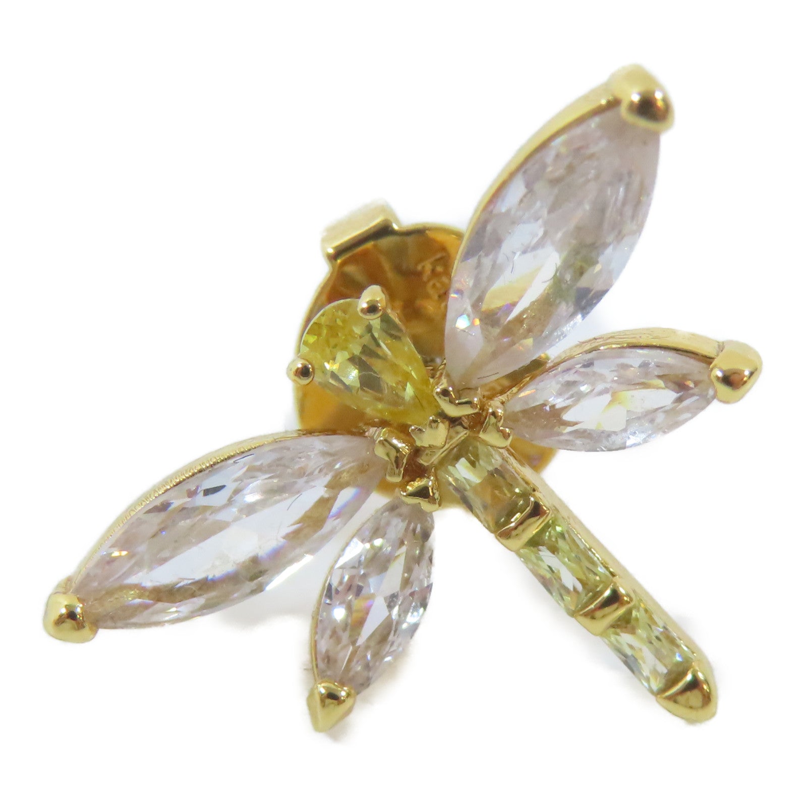 Kate Spade 金屬/水晶Dragonfly Earrings耳環金色