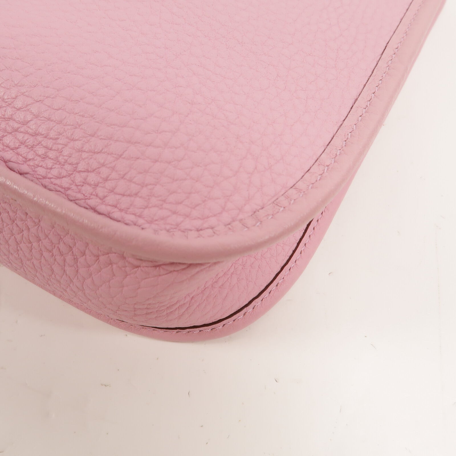 HERMES Clemence皮革Evelyne TPM肩背袋Mauve Sylvestre