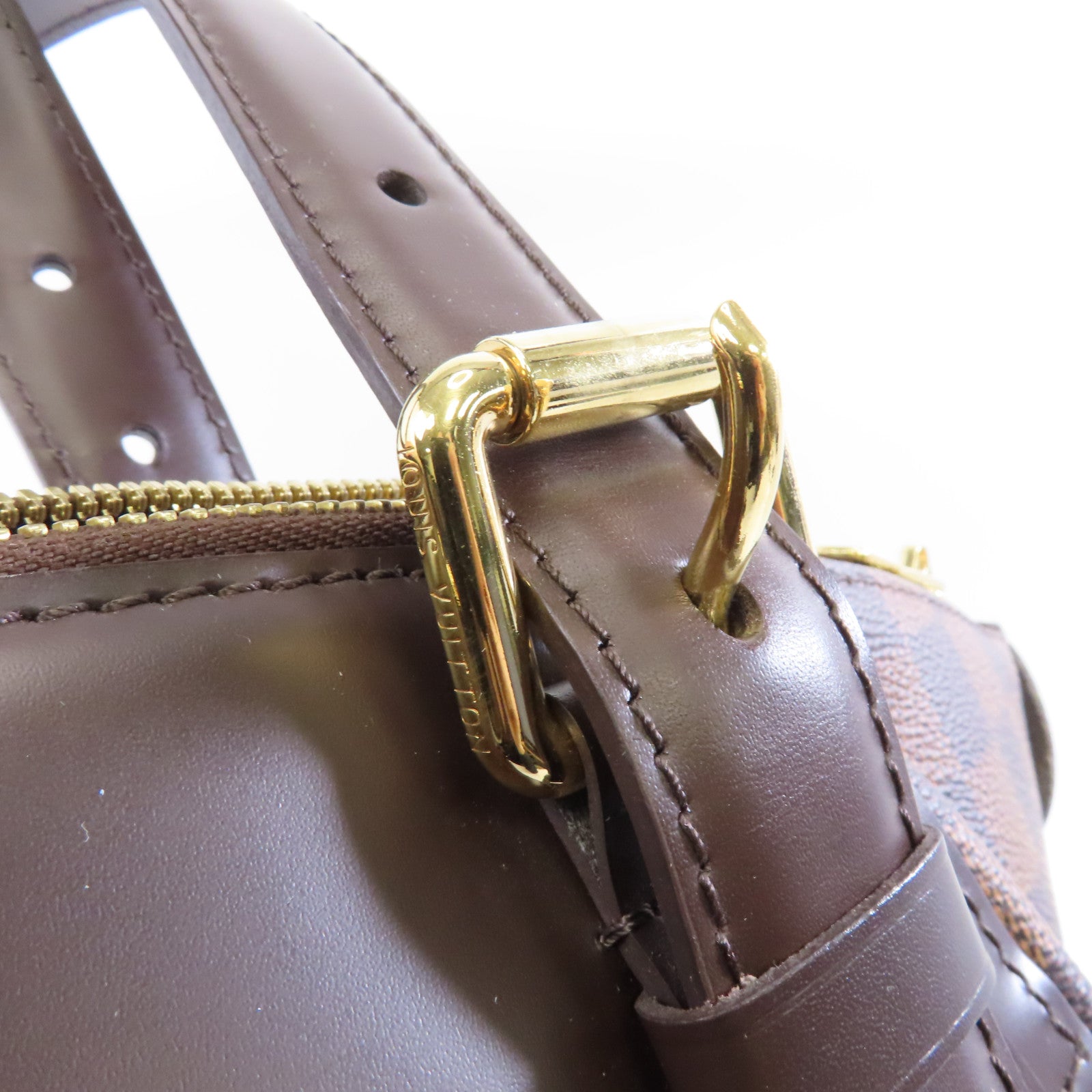 LOUIS VUITTON 【激減優惠】Damier Verona MM金扣肩背袋啡色
