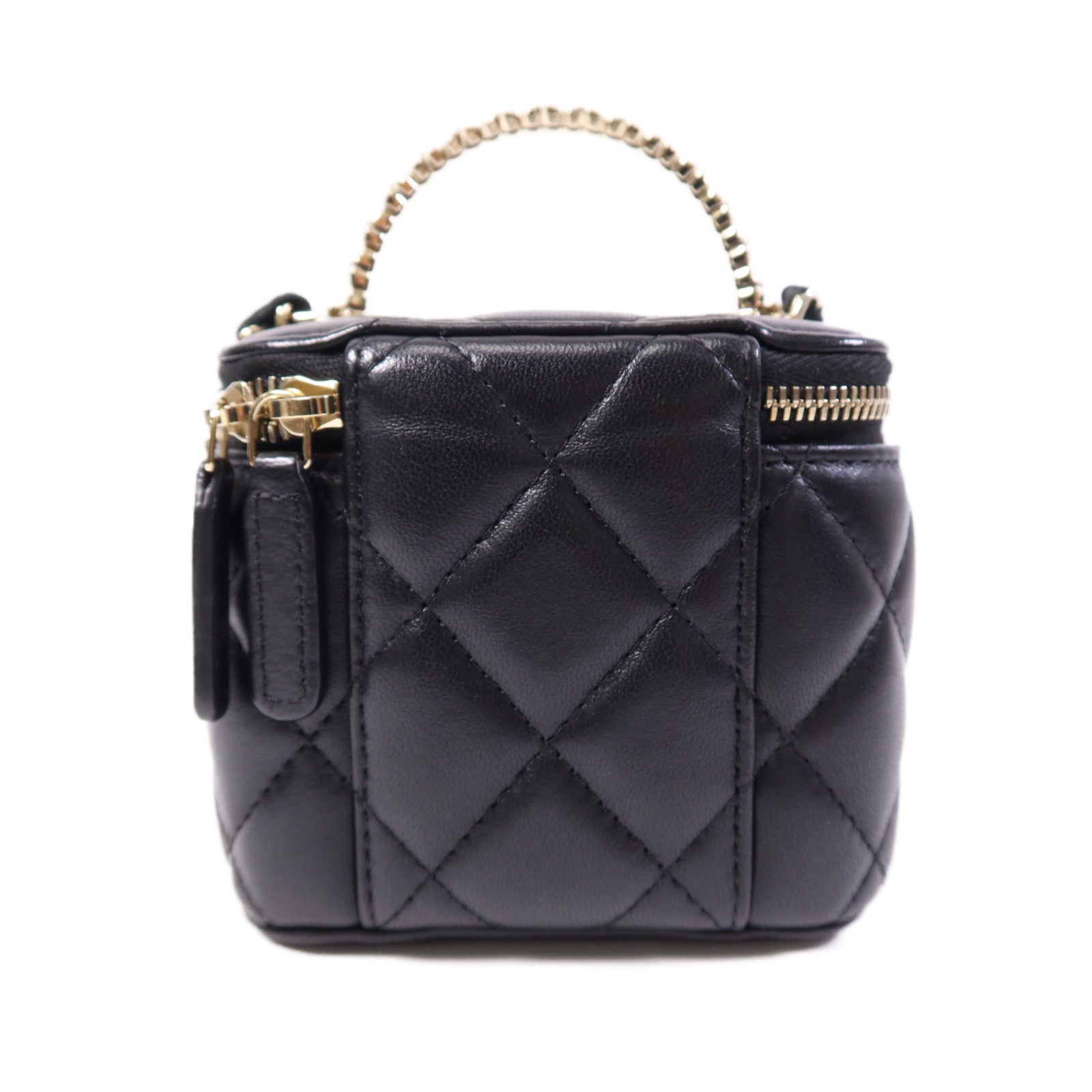 CHANEL 羊皮皮革Chain Shoulder Bag金扣鏈帶肩背袋