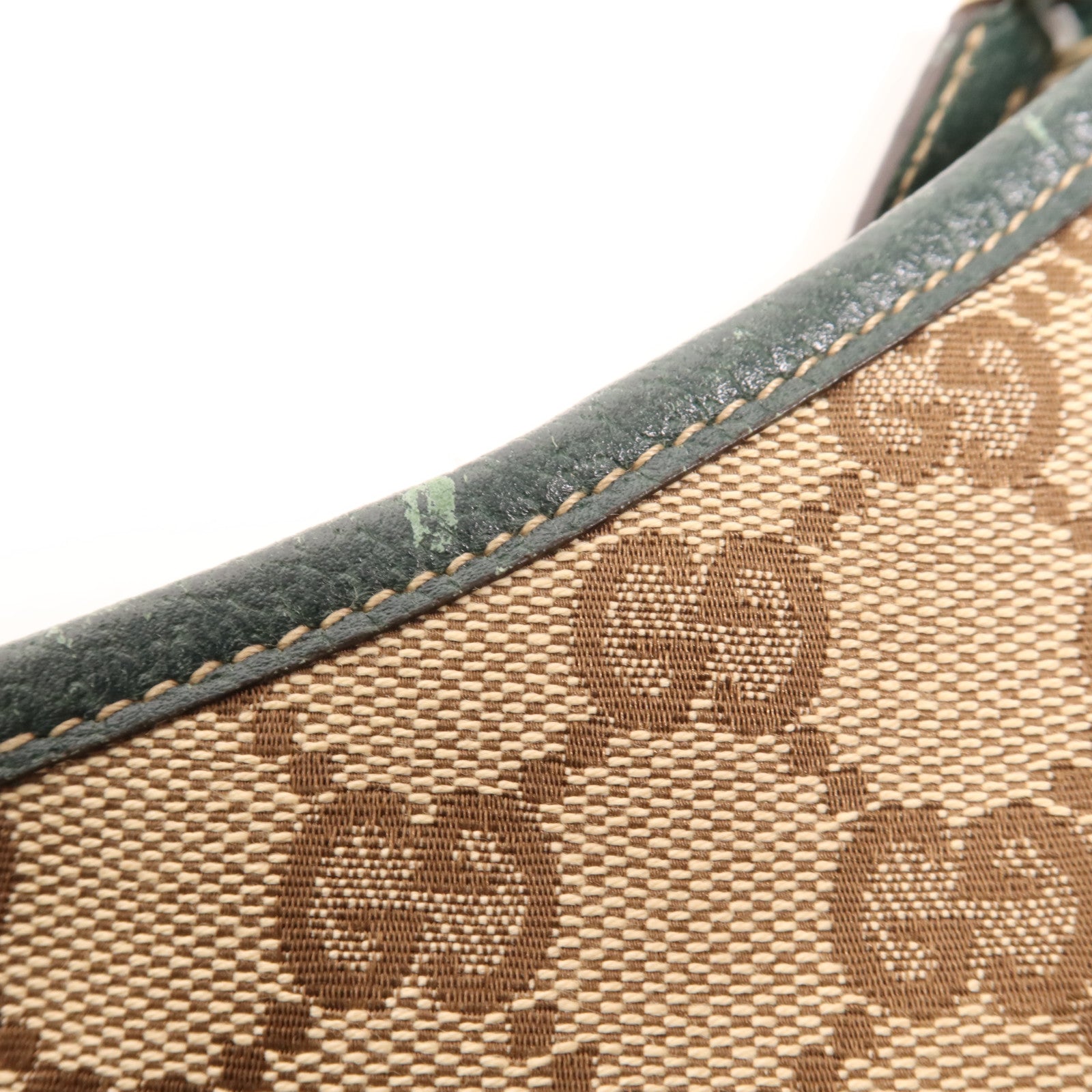 GUCCI 帆布Abbey Shoulder Bag金扣肩背袋