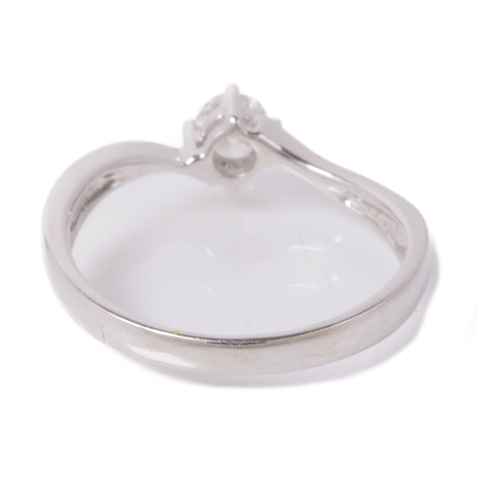 JEWELRY 【激減優惠】18K白金/Diamond鑽石戒指US#5.5