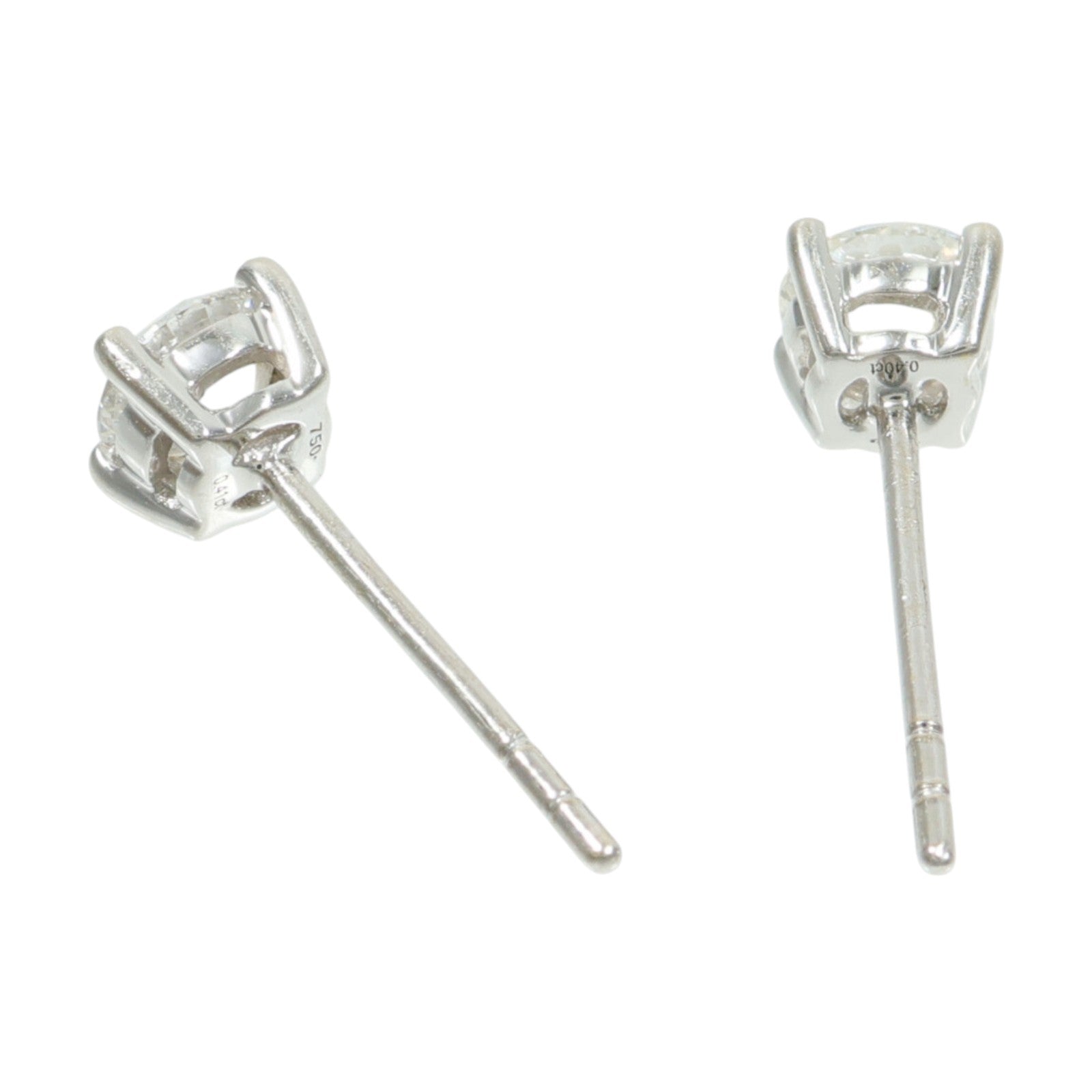 JEWELRY 18K白金Diamond Earrings鑽石耳環