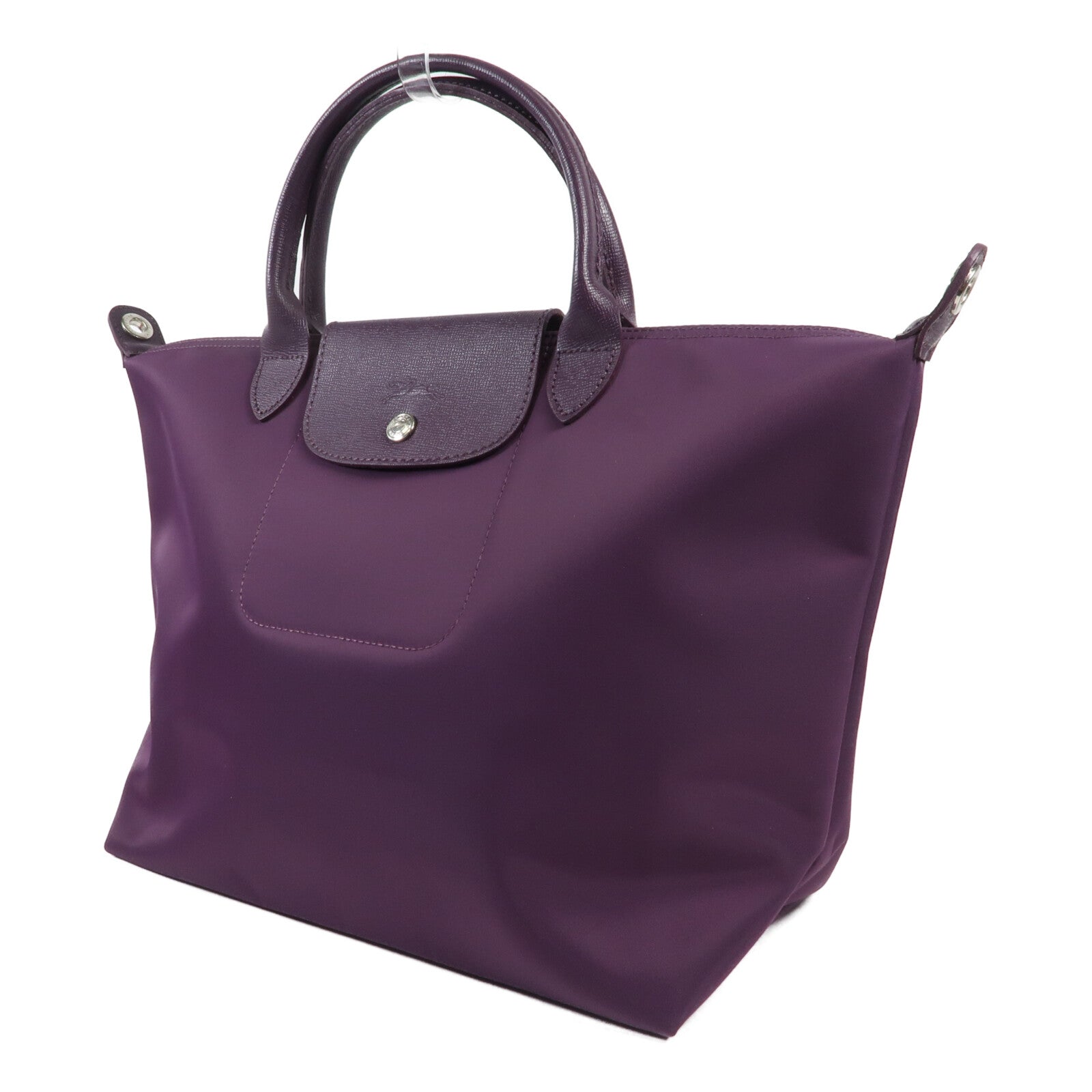 Longchamp 尼龍2 Way Shoulder銀扣手挽肩背兩用袋