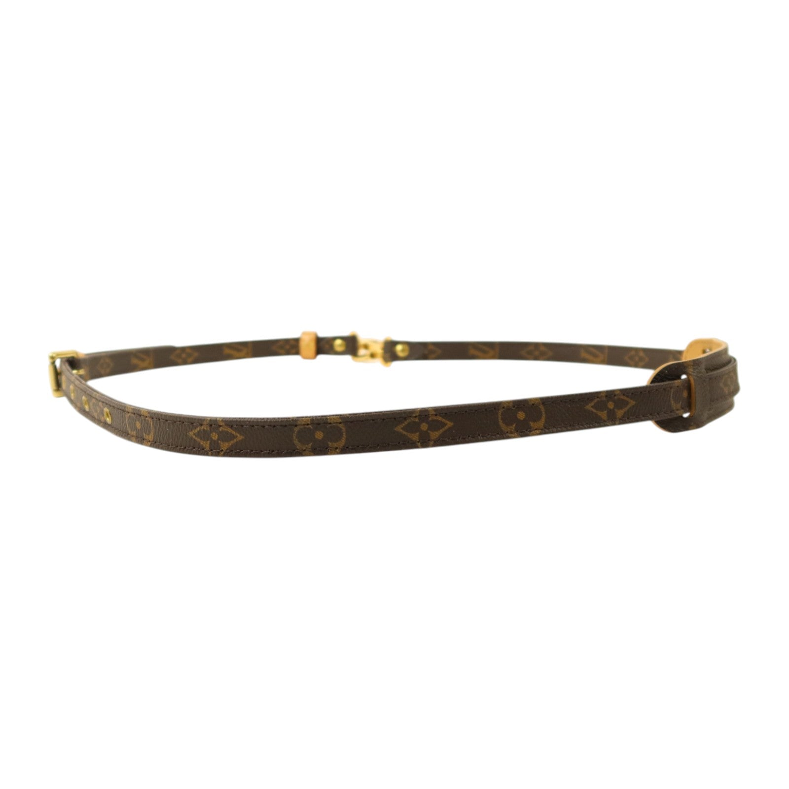 LOUIS VUITTON Monogram Shoulder Strap金扣肩帶