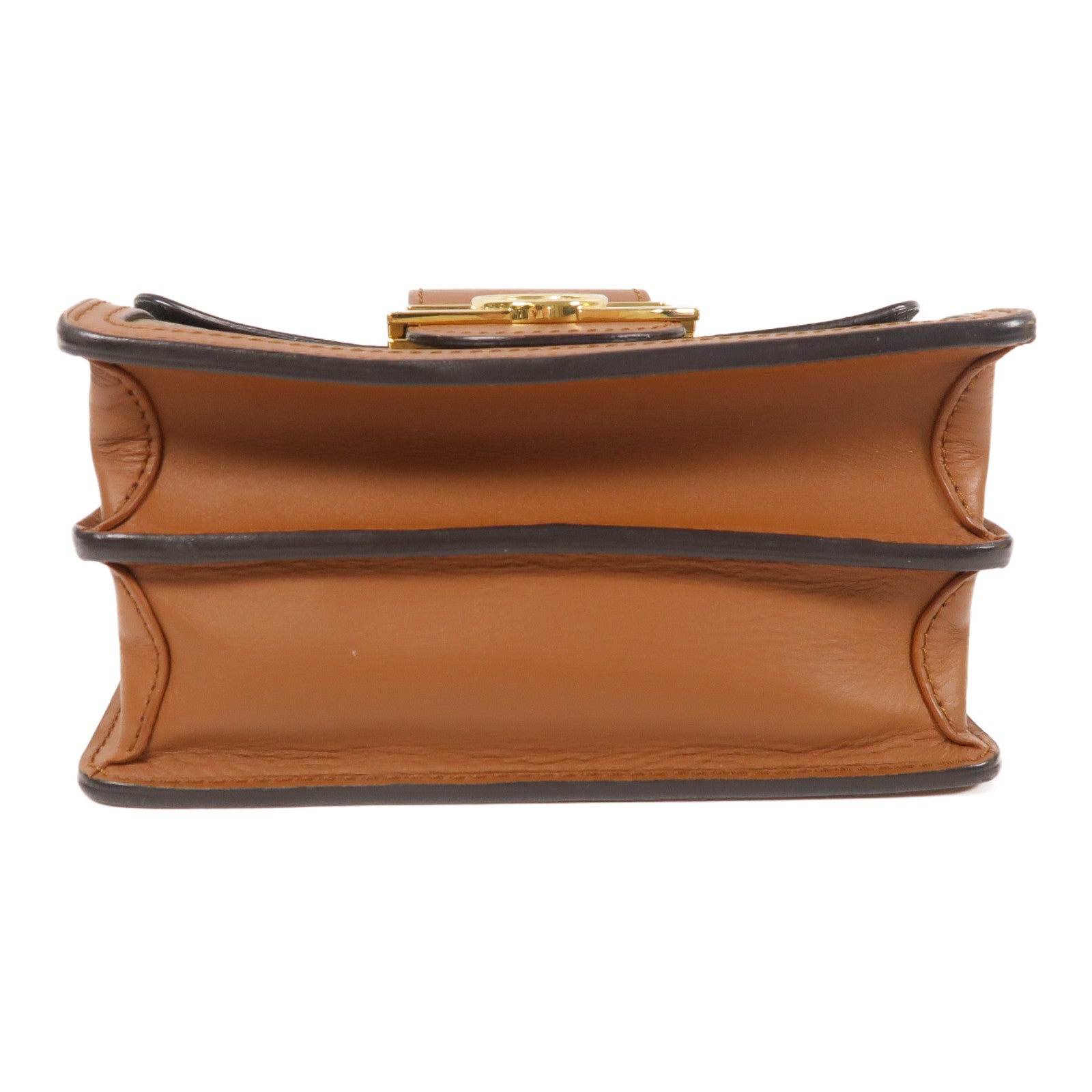 LOUIS VUITTON Monogrqam Reverse Mini Dauphine肩背袋棕色