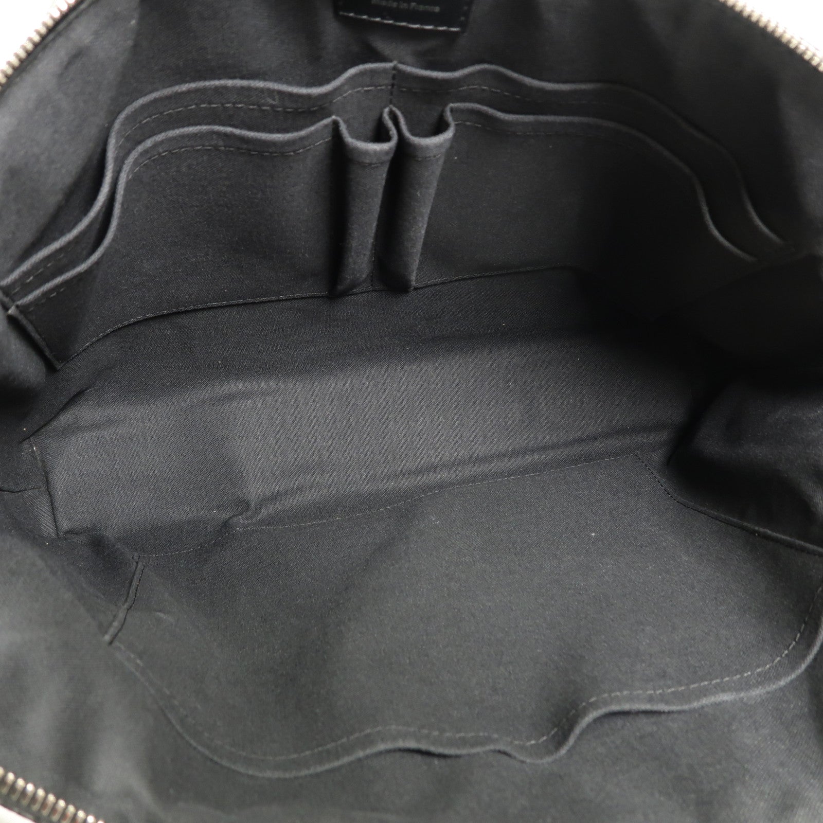 LOUIS VUITTON Damier Graphite Porte Document Jour Business Bag銀扣手挽袋