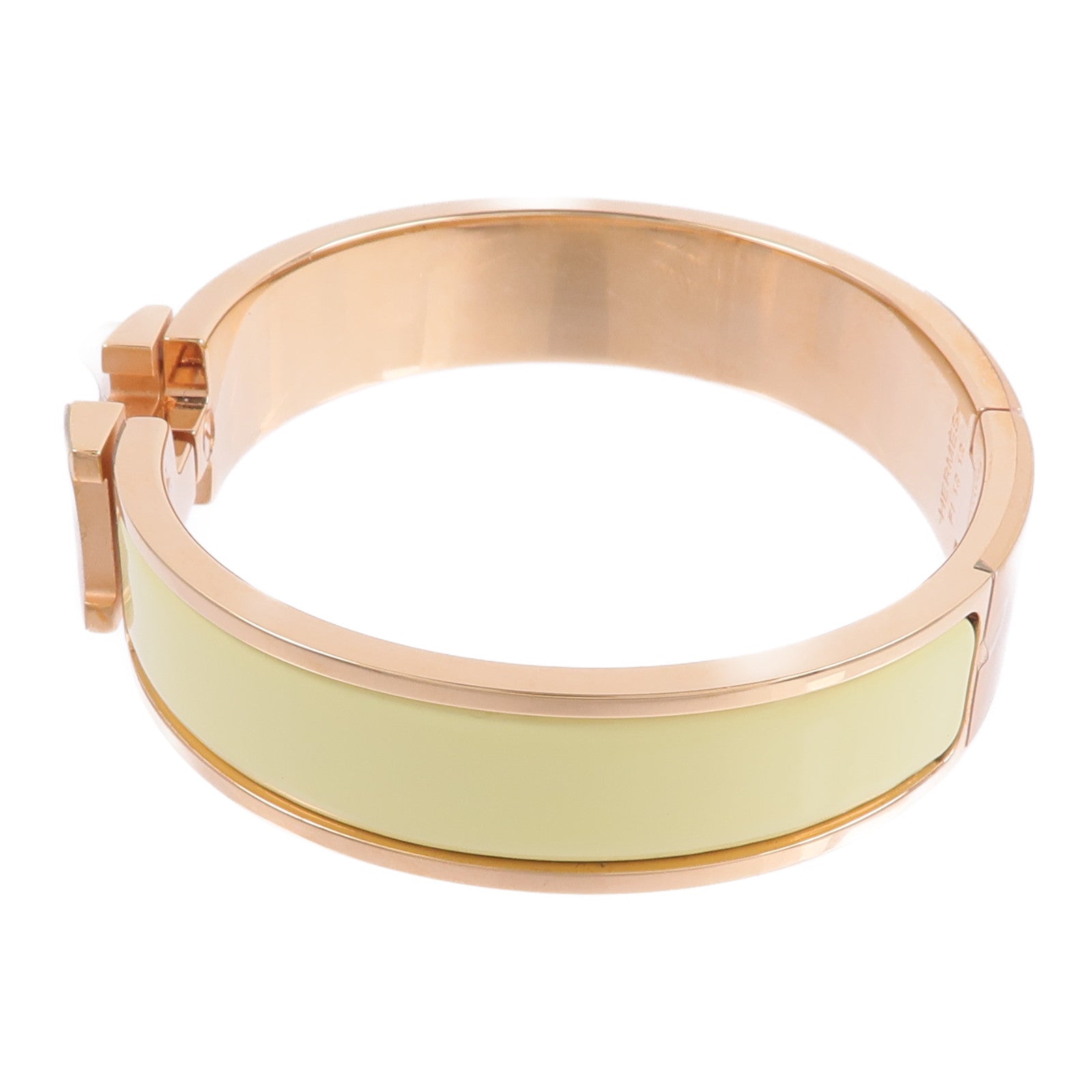 HERMES 金屬/琺瑯Clic H Bracelet手鐲