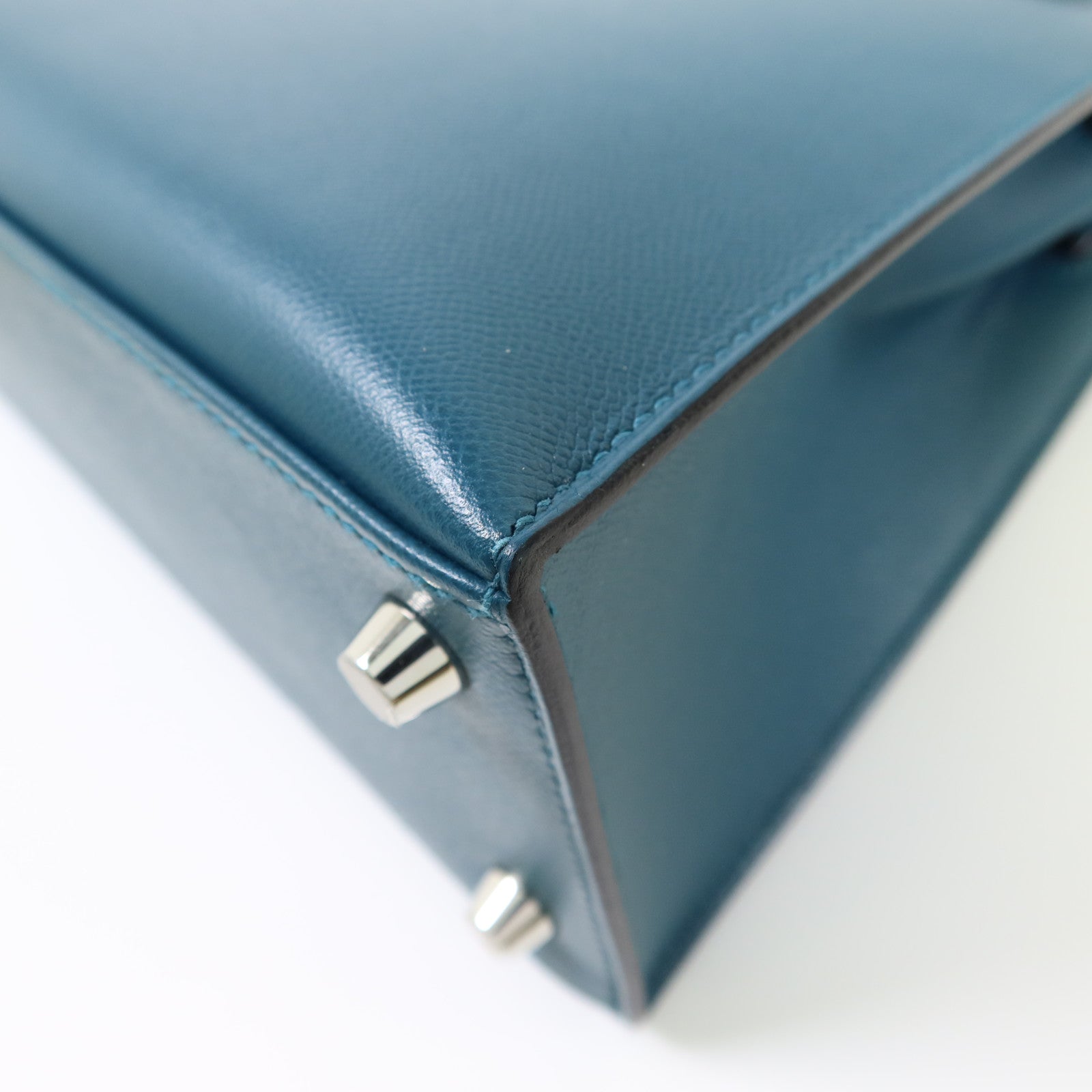 HERMES Madame皮革Kelly 25銀扣手挽肩背兩用袋