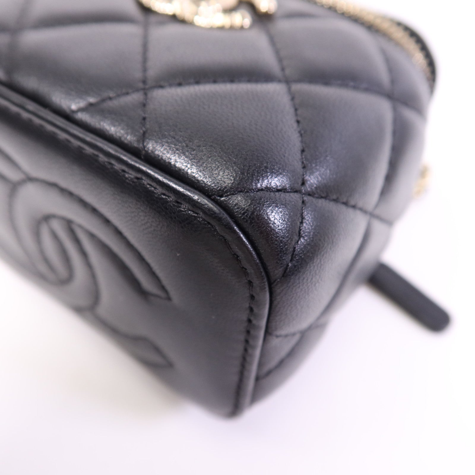 CHANEL 羊皮皮革Chain Shoulder Bag金扣鏈帶肩背袋