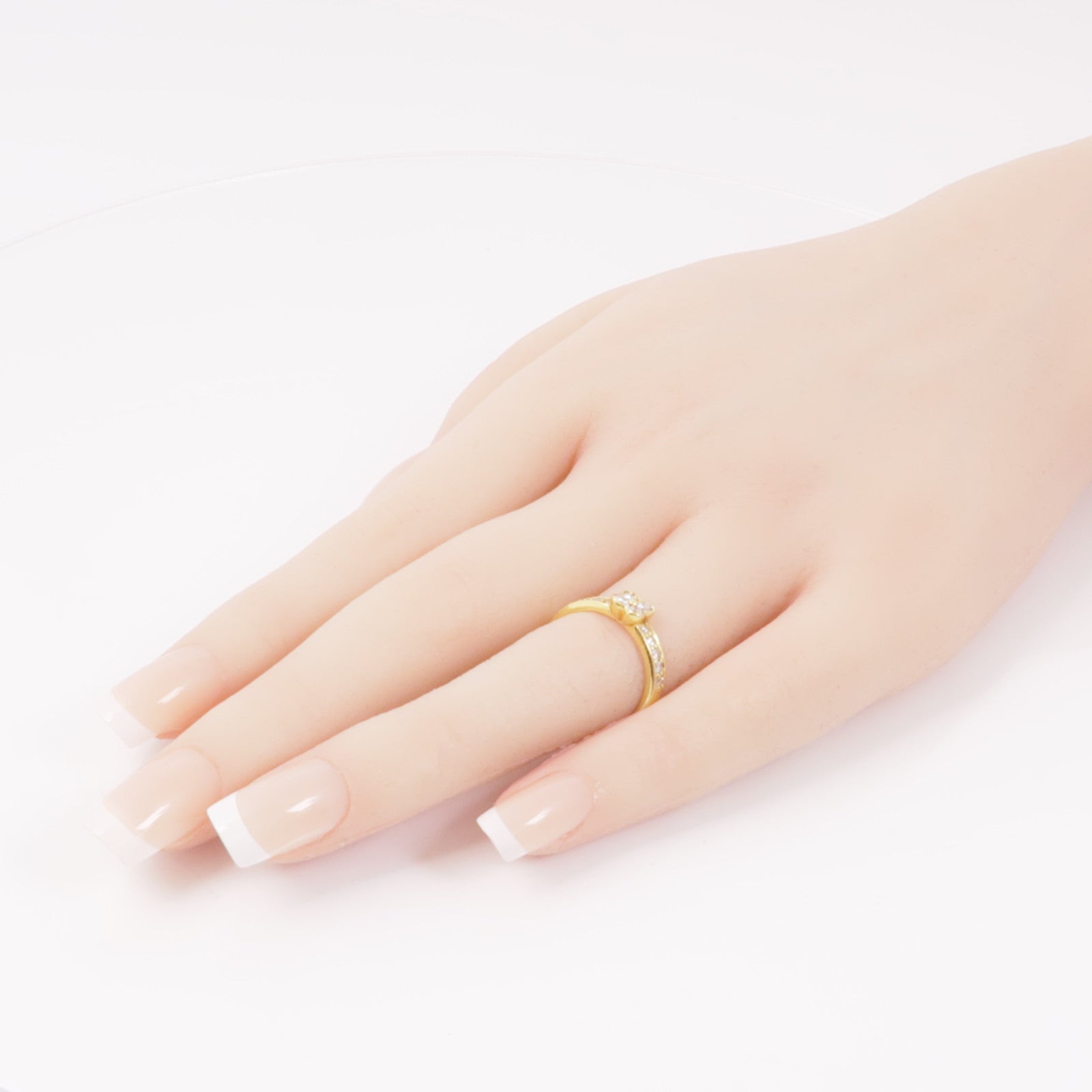 JEWELRY 【激減優惠】18K黃金Diamond Ring鑽石戒指US#5