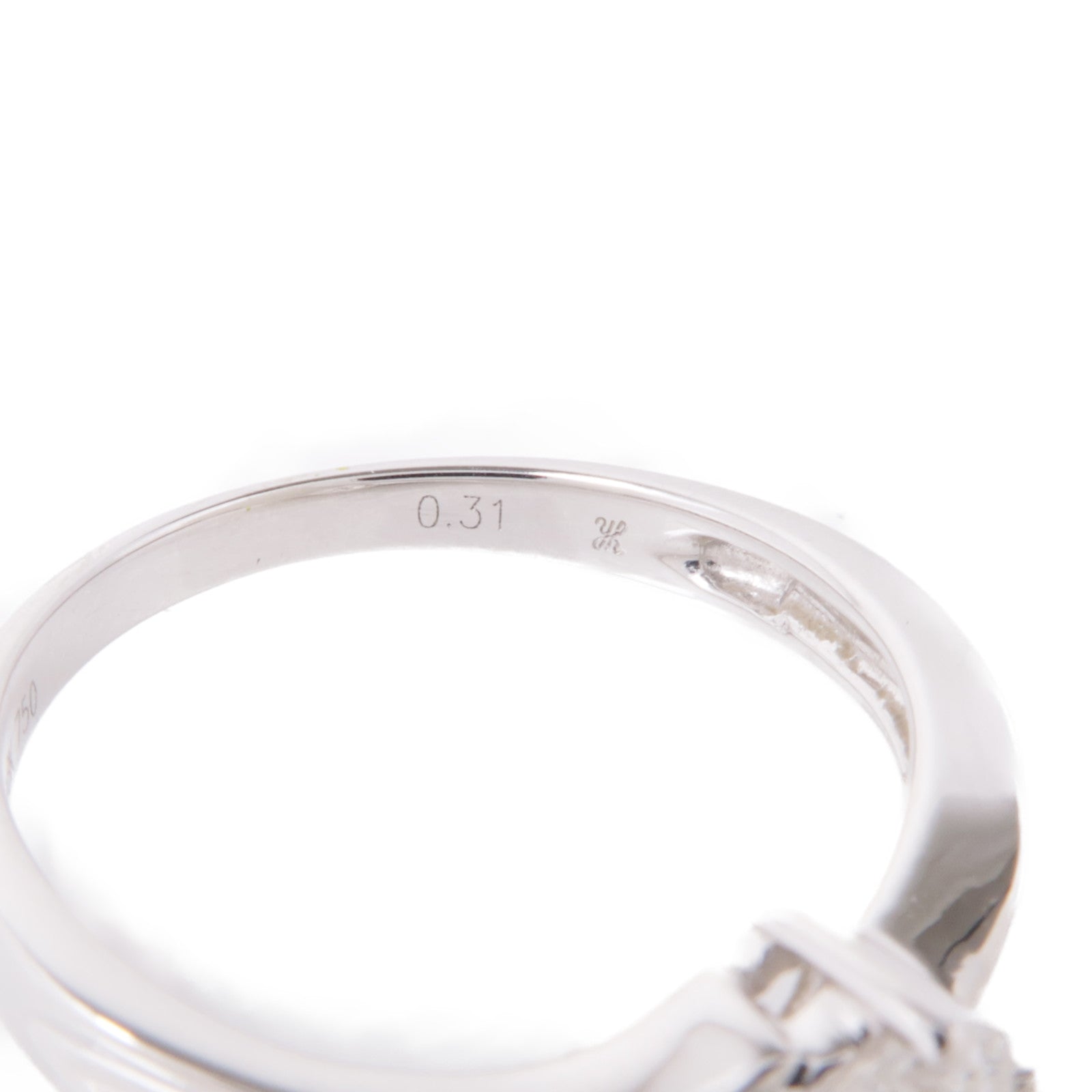 JEWELRY 【激減優惠】18K白金/Diamond鑽石戒指US#5.5