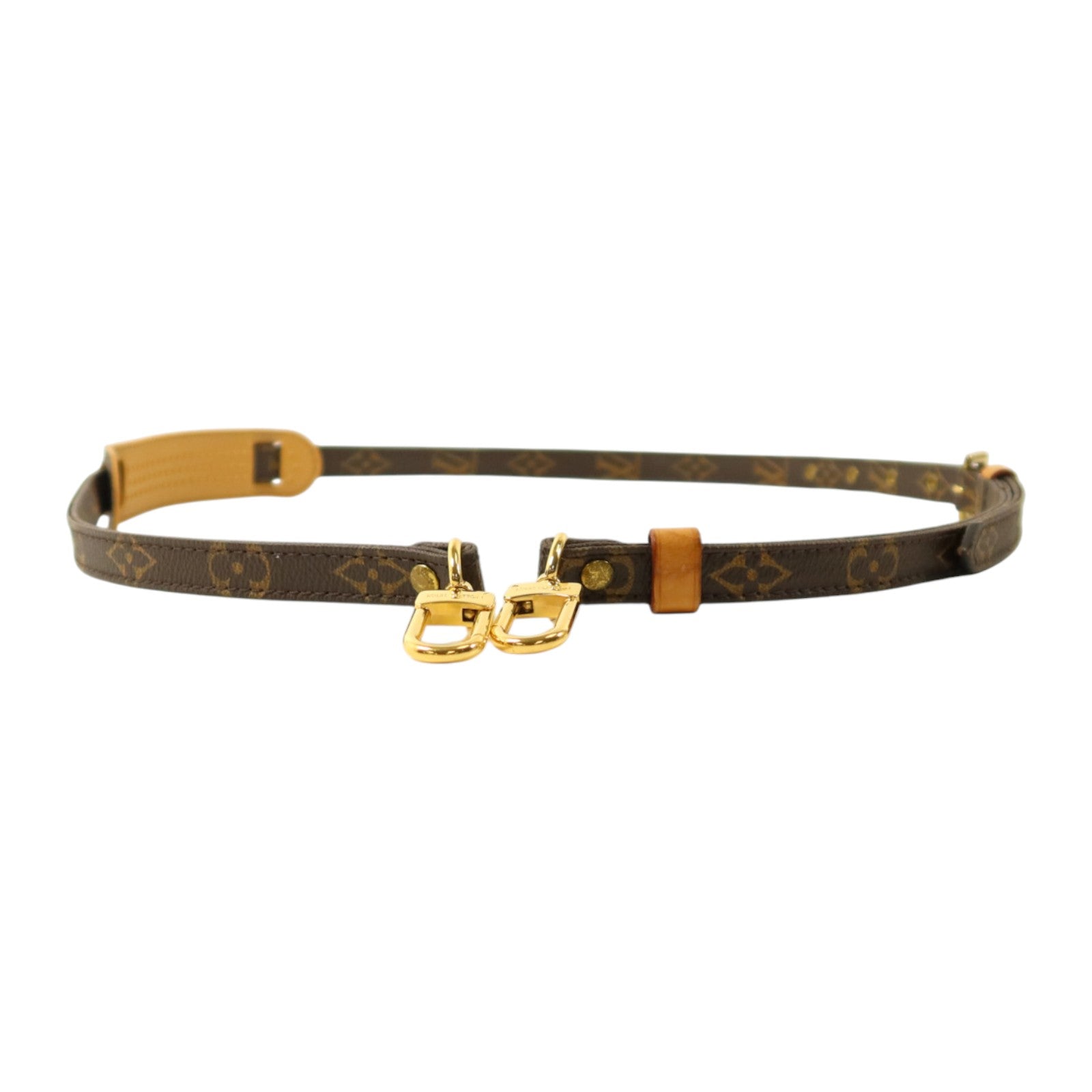 LOUIS VUITTON Monogram Shoulder Strap金扣肩帶