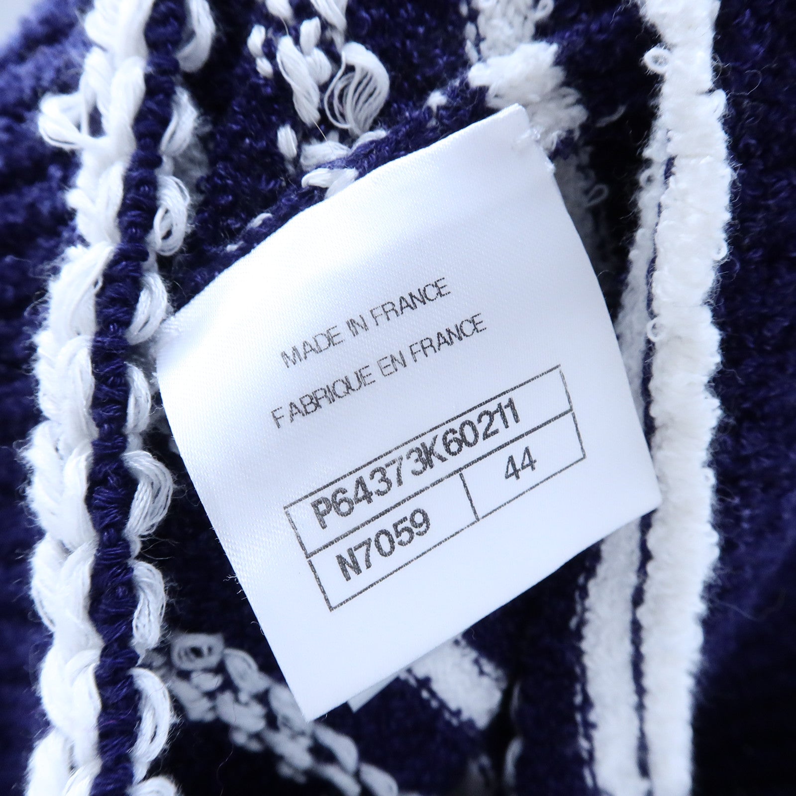 CHANEL Cotton/Linen Coco Buttoned Cardigan針織