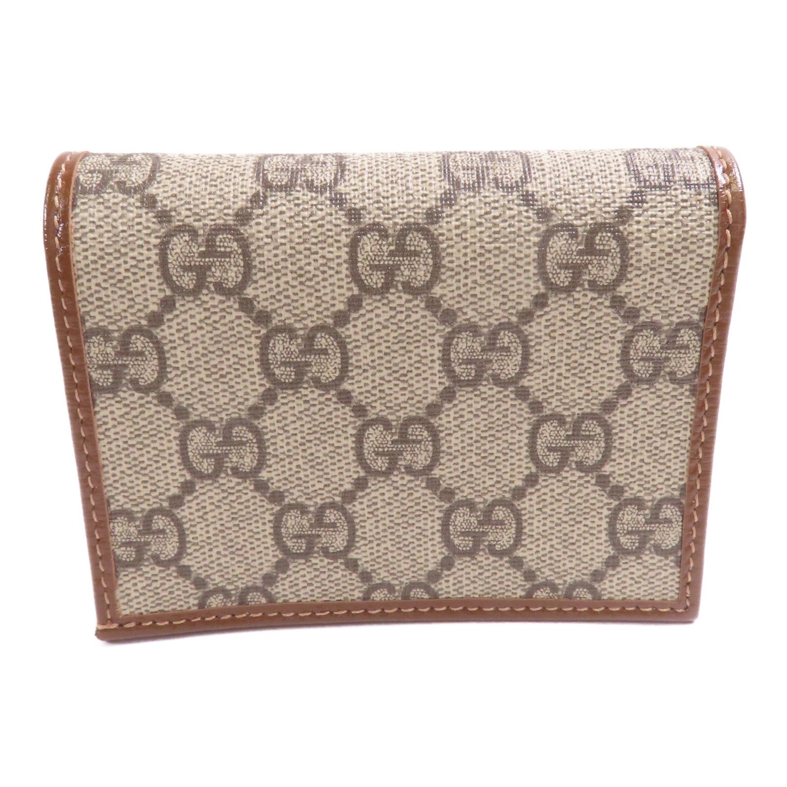 GUCCI 塗層帆布Wallet金扣錢包
