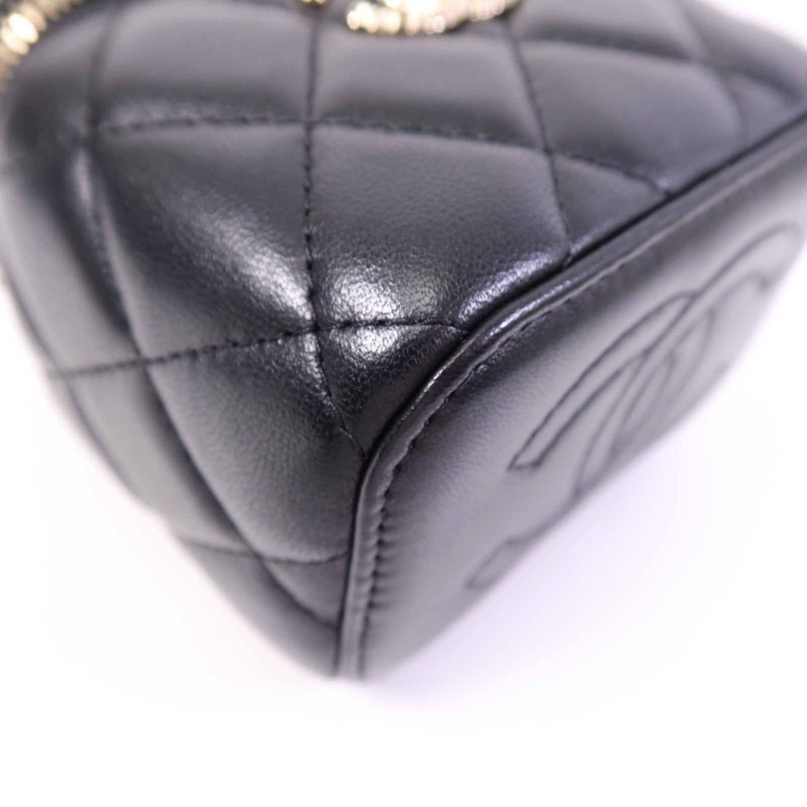 CHANEL 羊皮皮革Chain Shoulder Bag金扣鏈帶肩背袋