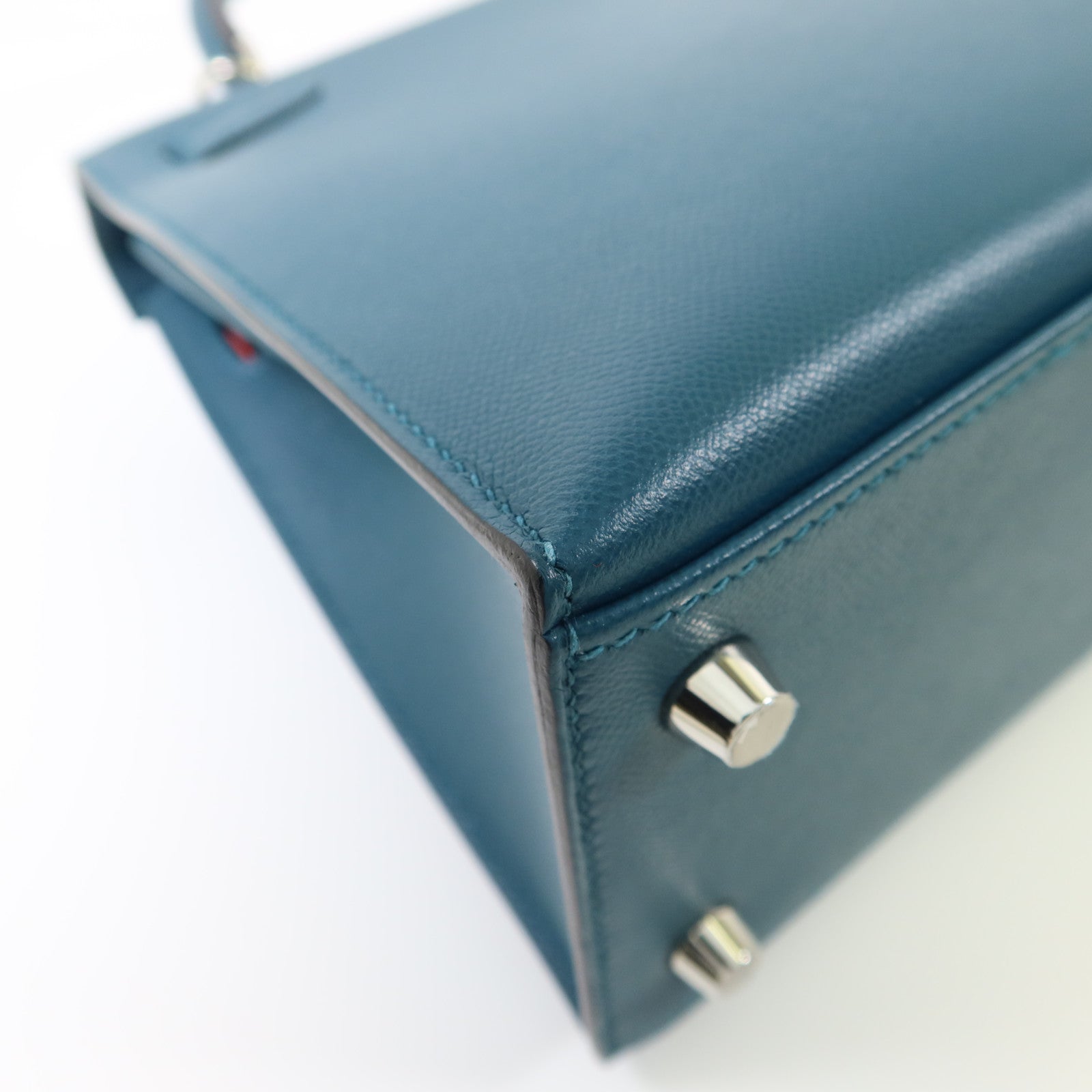 HERMES Madame皮革Kelly 25銀扣手挽肩背兩用袋