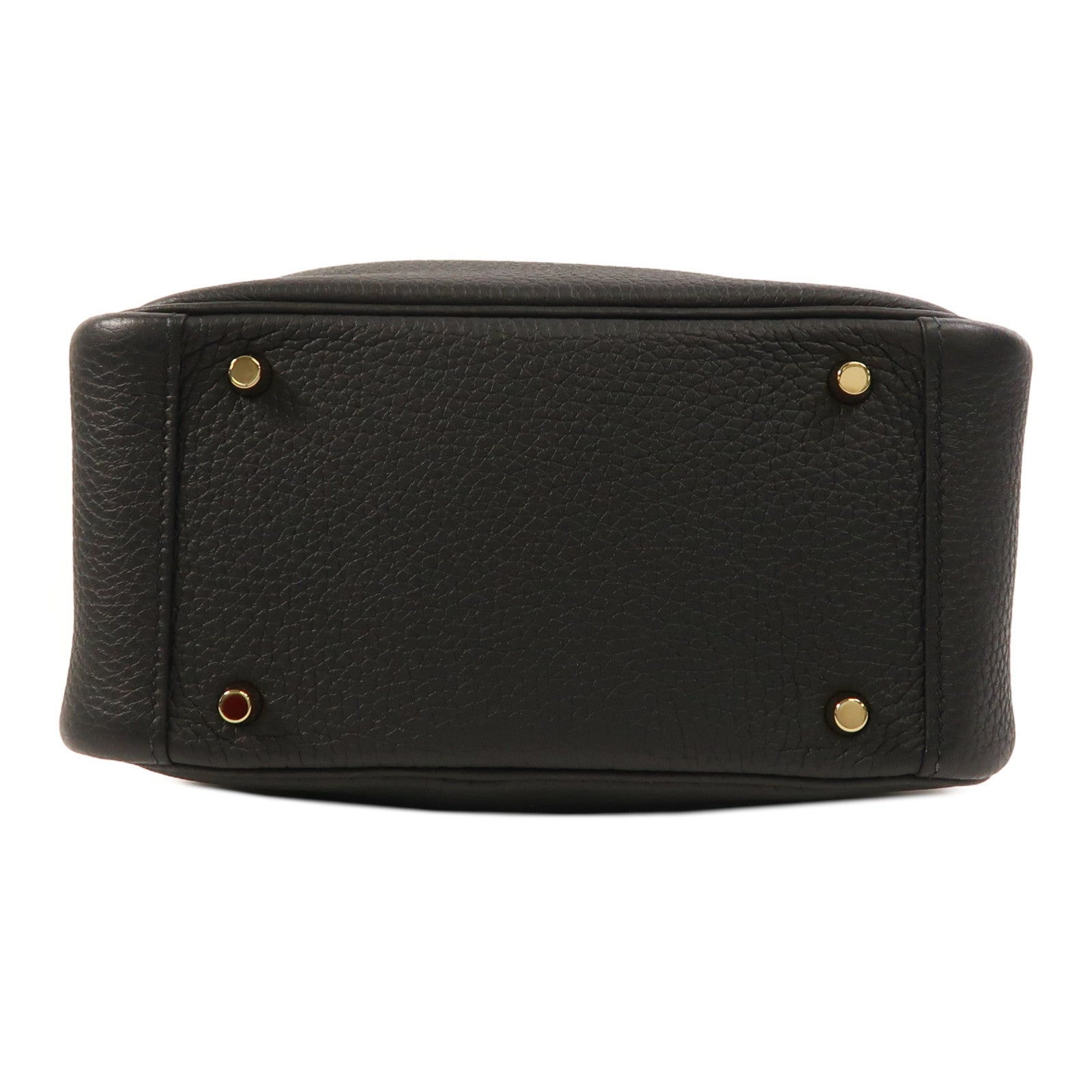 HERMES Clemence皮革Mini Lindy金扣手挽肩背兩用袋