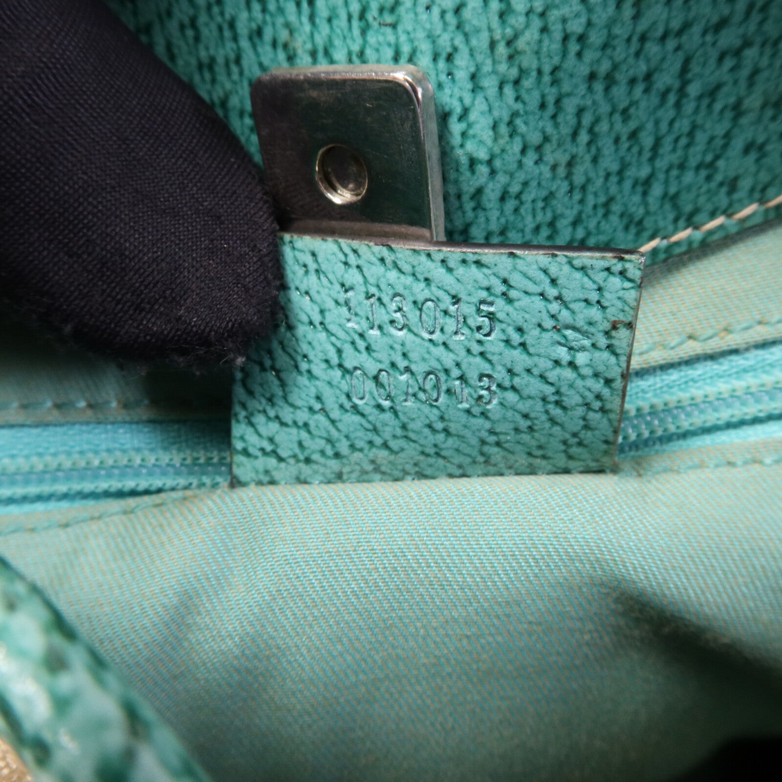 GUCCI 帆布Shoulder Bag銀扣手挽袋