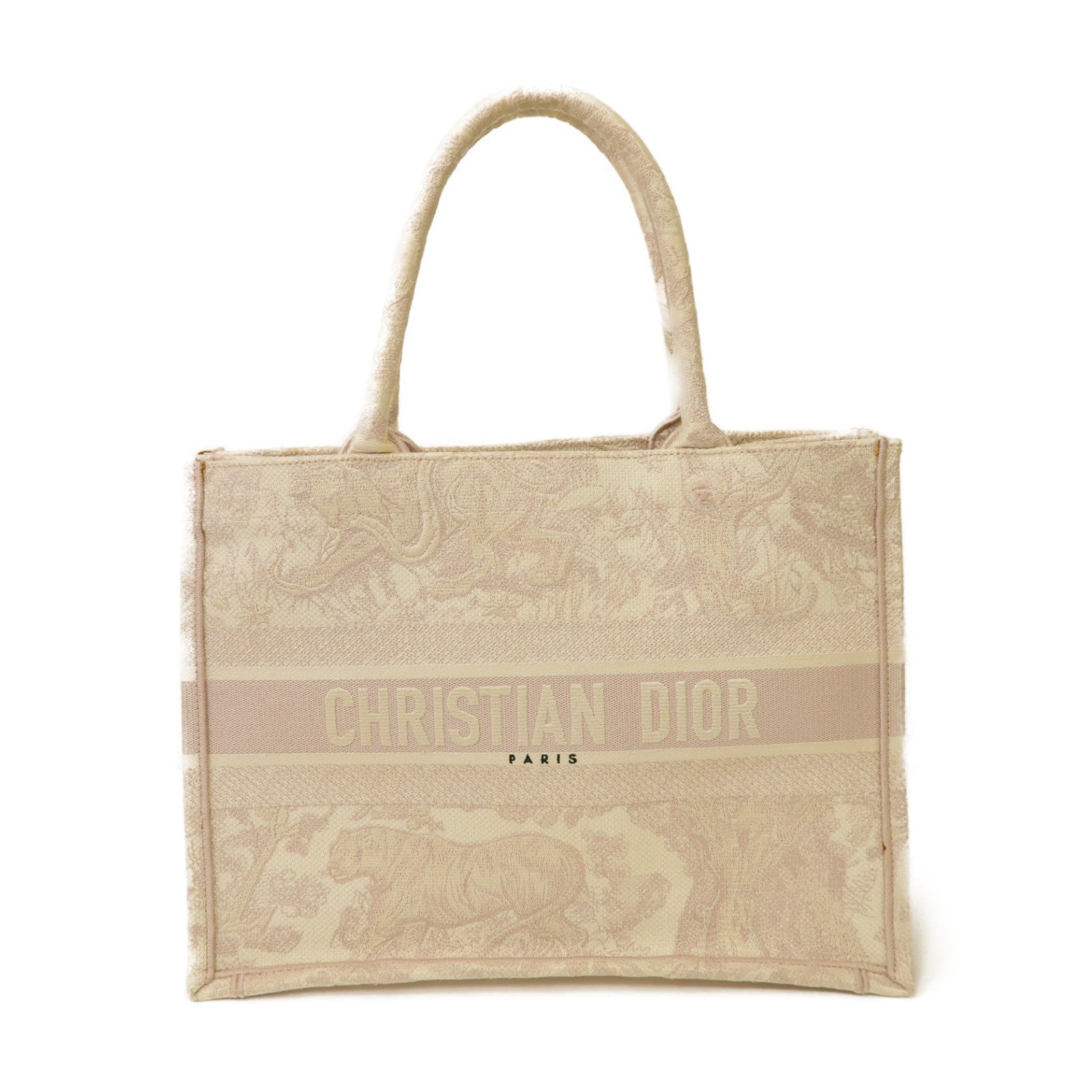 Dior 【激減優惠】帆布Medium Book Tote Bag手挽袋粉紅色