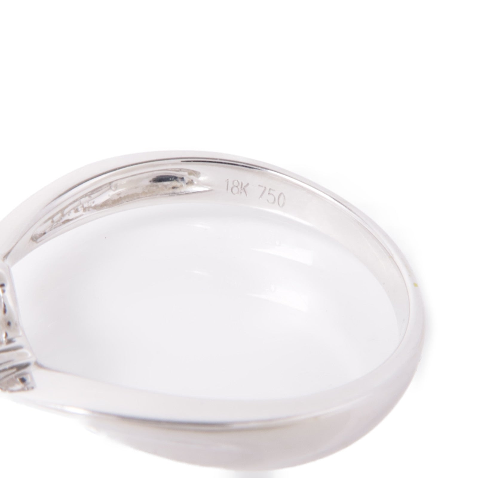 JEWELRY 【激減優惠】18K白金/Diamond鑽石戒指US#5.5