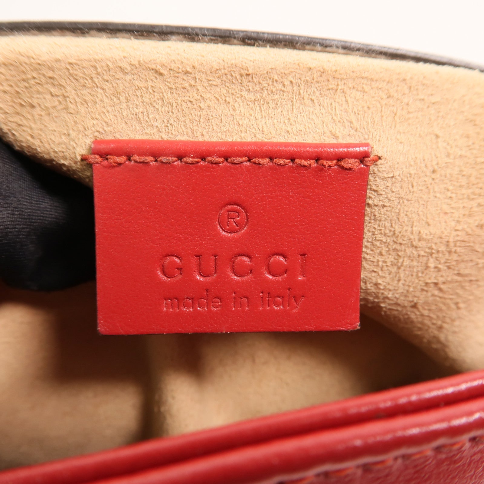 GUCCI 牛皮皮革GG Marmont手挽肩背兩用袋