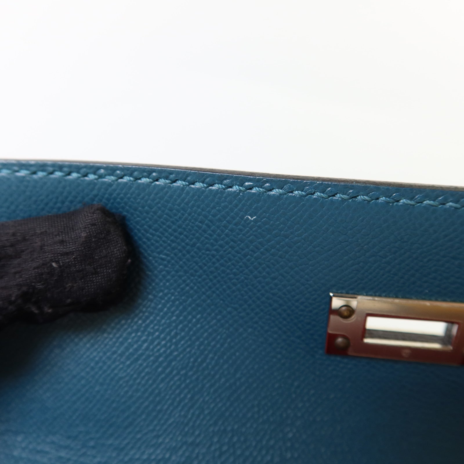 HERMES Madame皮革Kelly 25銀扣手挽肩背兩用袋