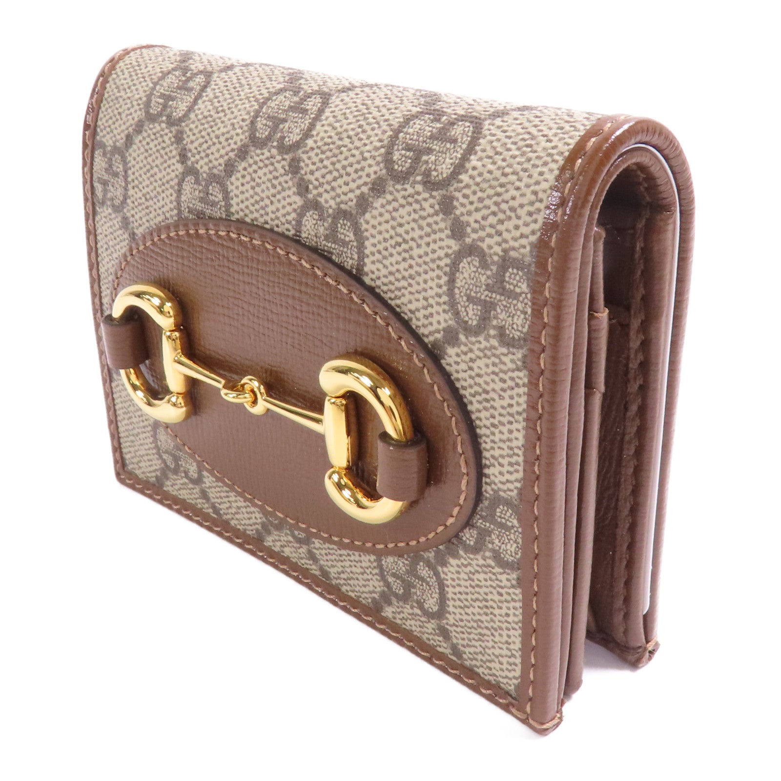 GUCCI 塗層帆布Wallet金扣錢包