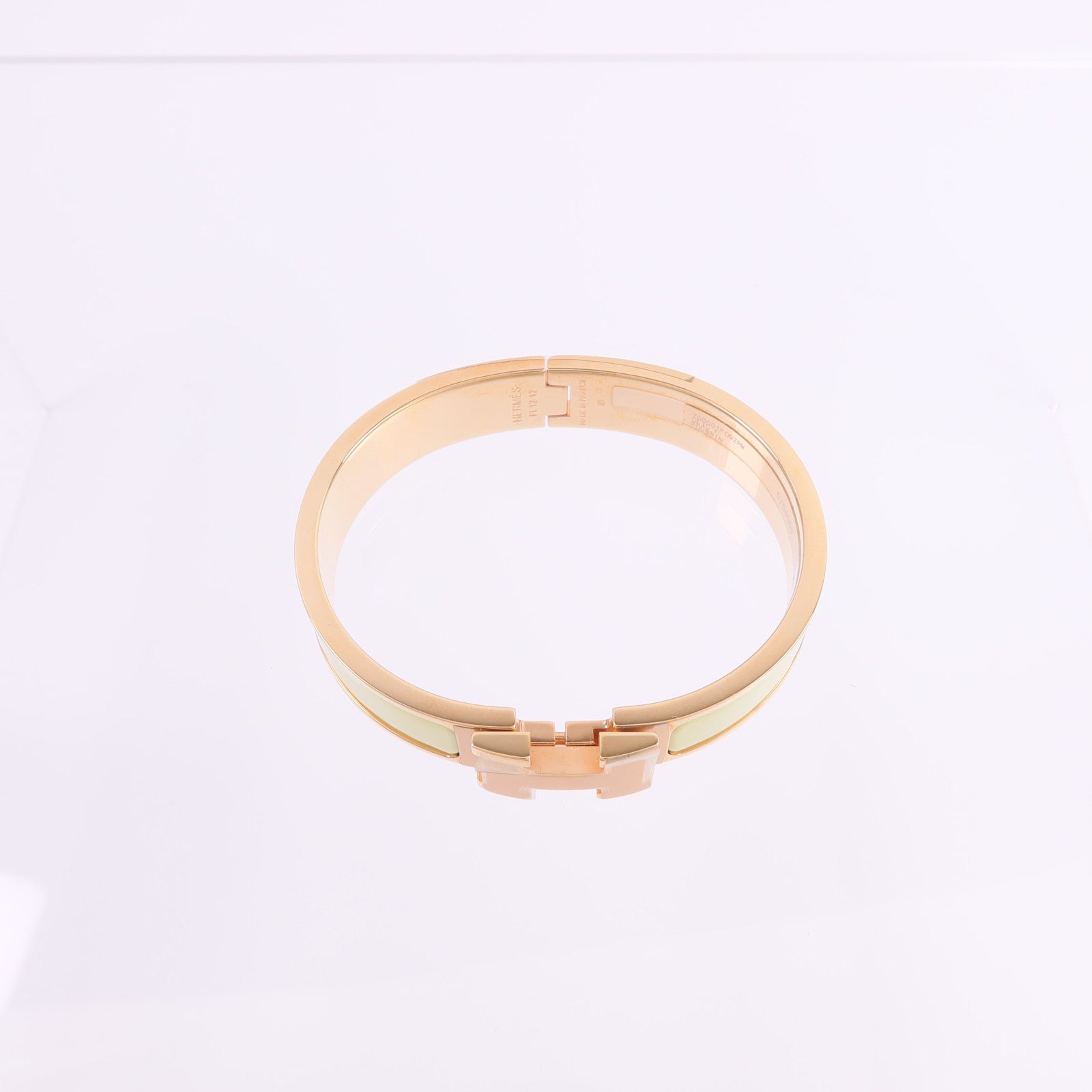 HERMES 金屬/琺瑯Clic H Bracelet手鐲