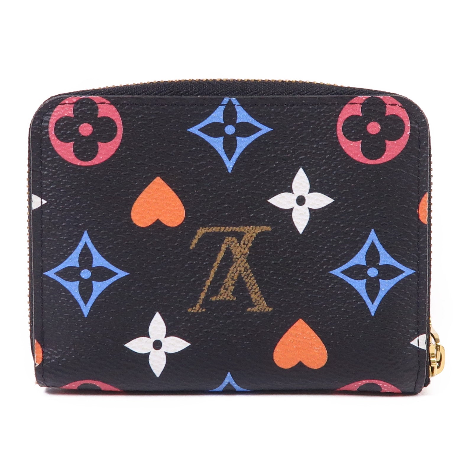 LOUIS VUITTON Monogram Game On Zippy Coin Purse金扣零錢包