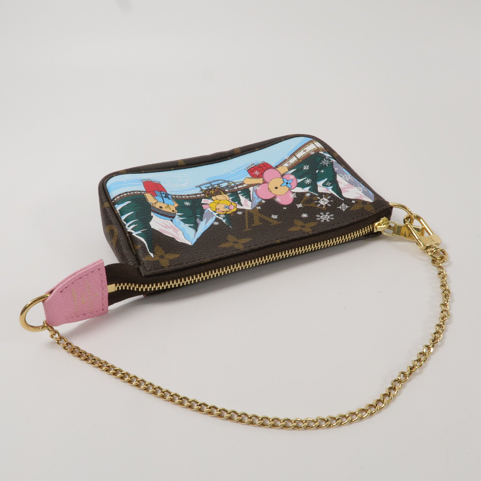 LOUIS VUITTON Monogram Vivienne Mini Pochette Accessoires手挽袋