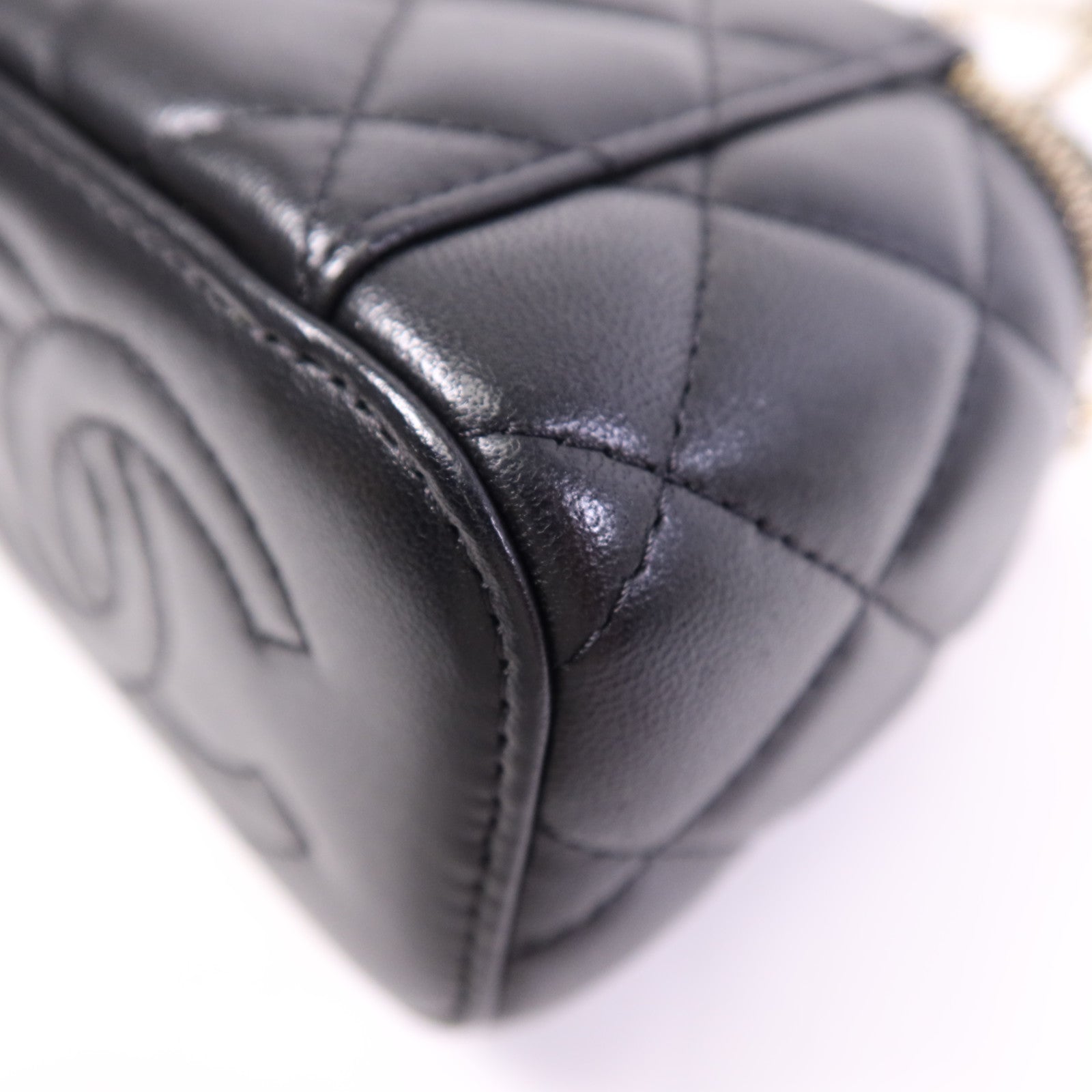 CHANEL 羊皮皮革Chain Shoulder Bag金扣鏈帶肩背袋