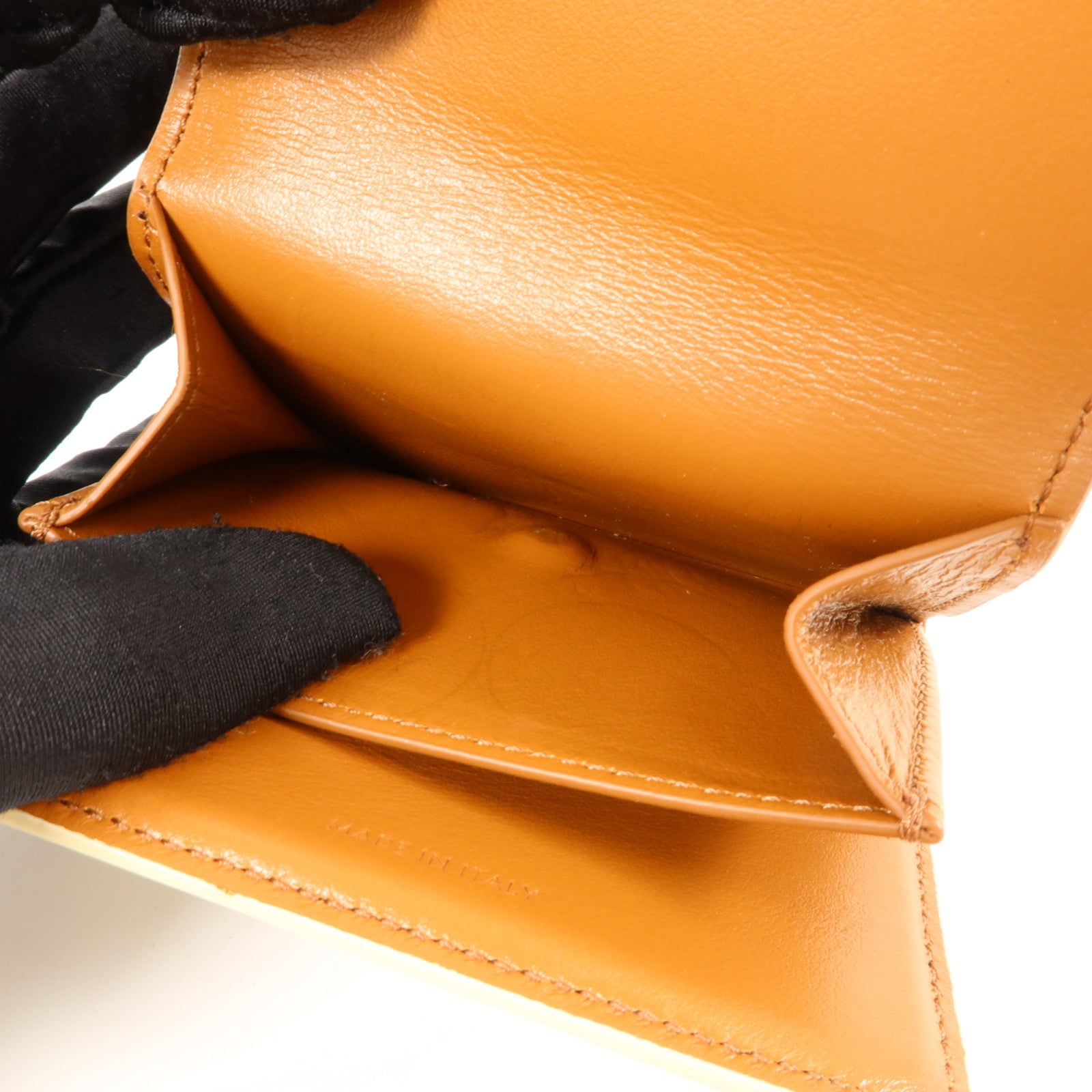 CELINE 塗層帆布Triomphe Small Flap Wallet錢包