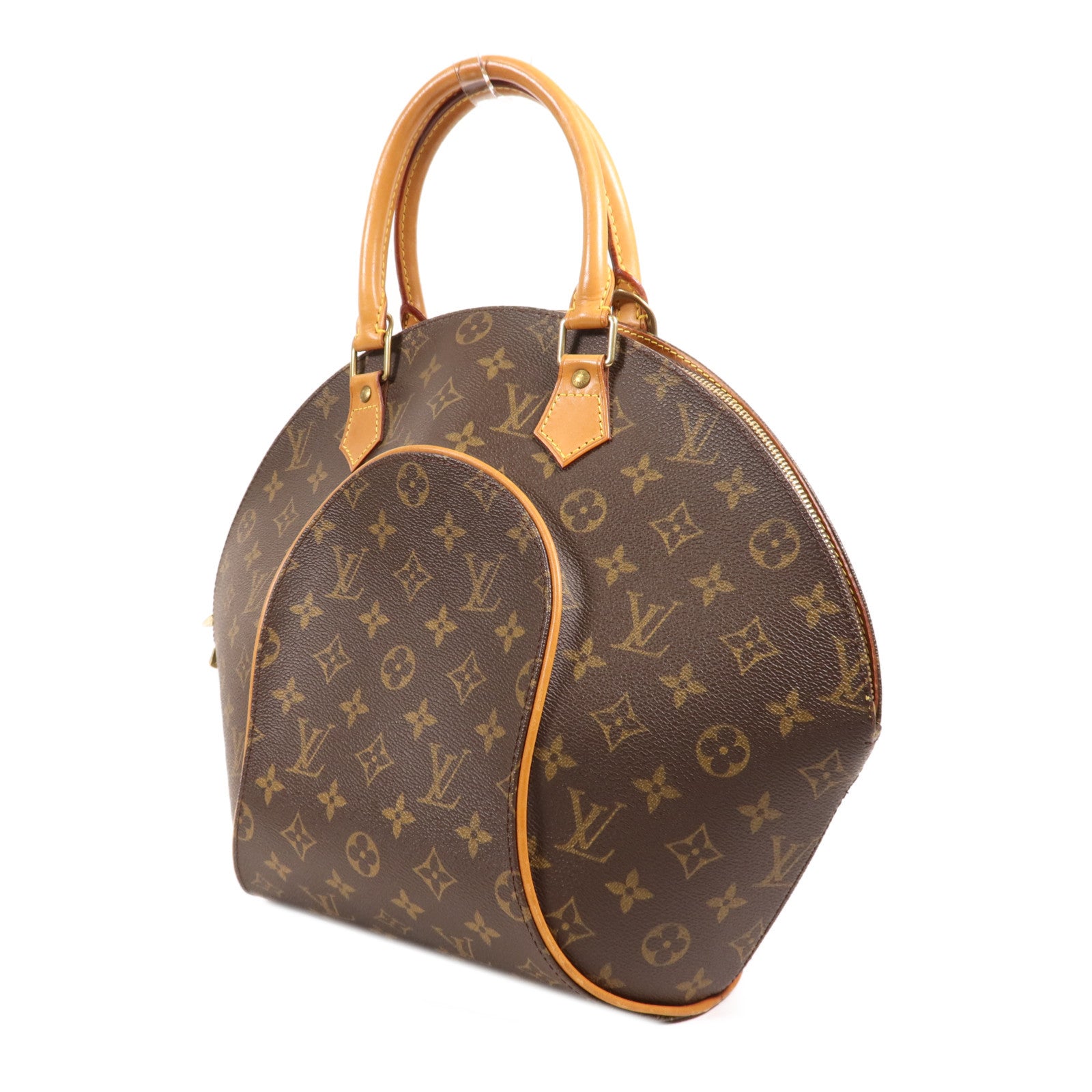LOUIS VUITTON Monogram Ellipse MM金扣手挽袋