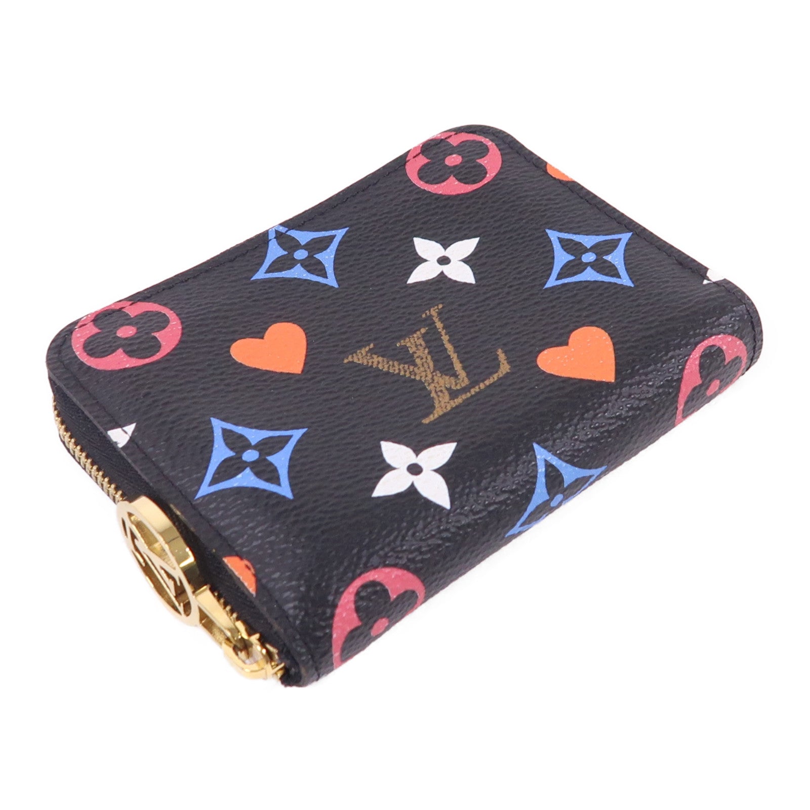 LOUIS VUITTON Monogram Game On Zippy Coin Purse金扣零錢包