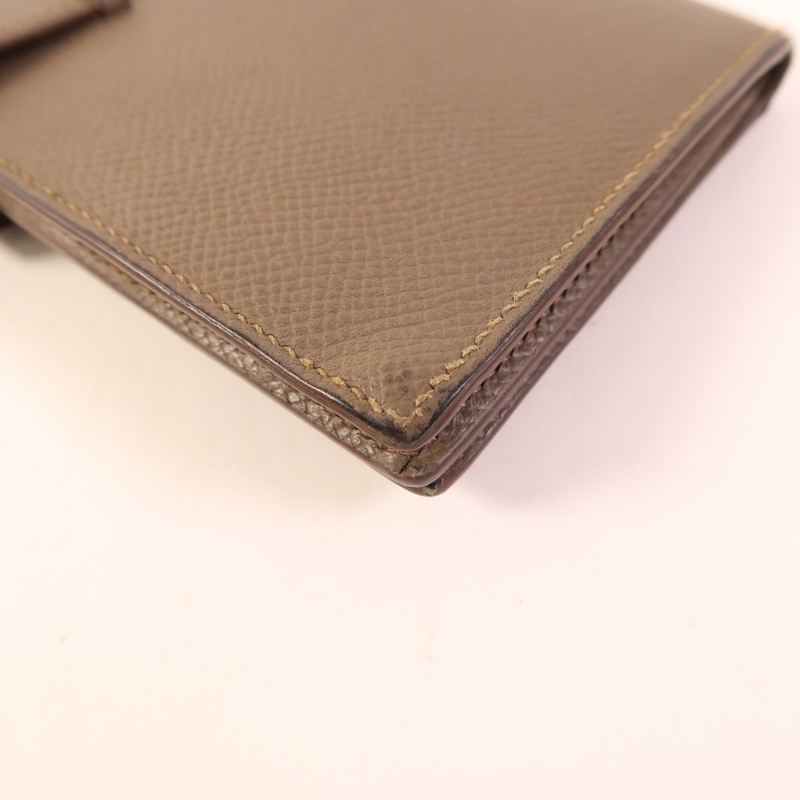 HERMES Epsom皮革Bearn Long Wallet銀扣錢包