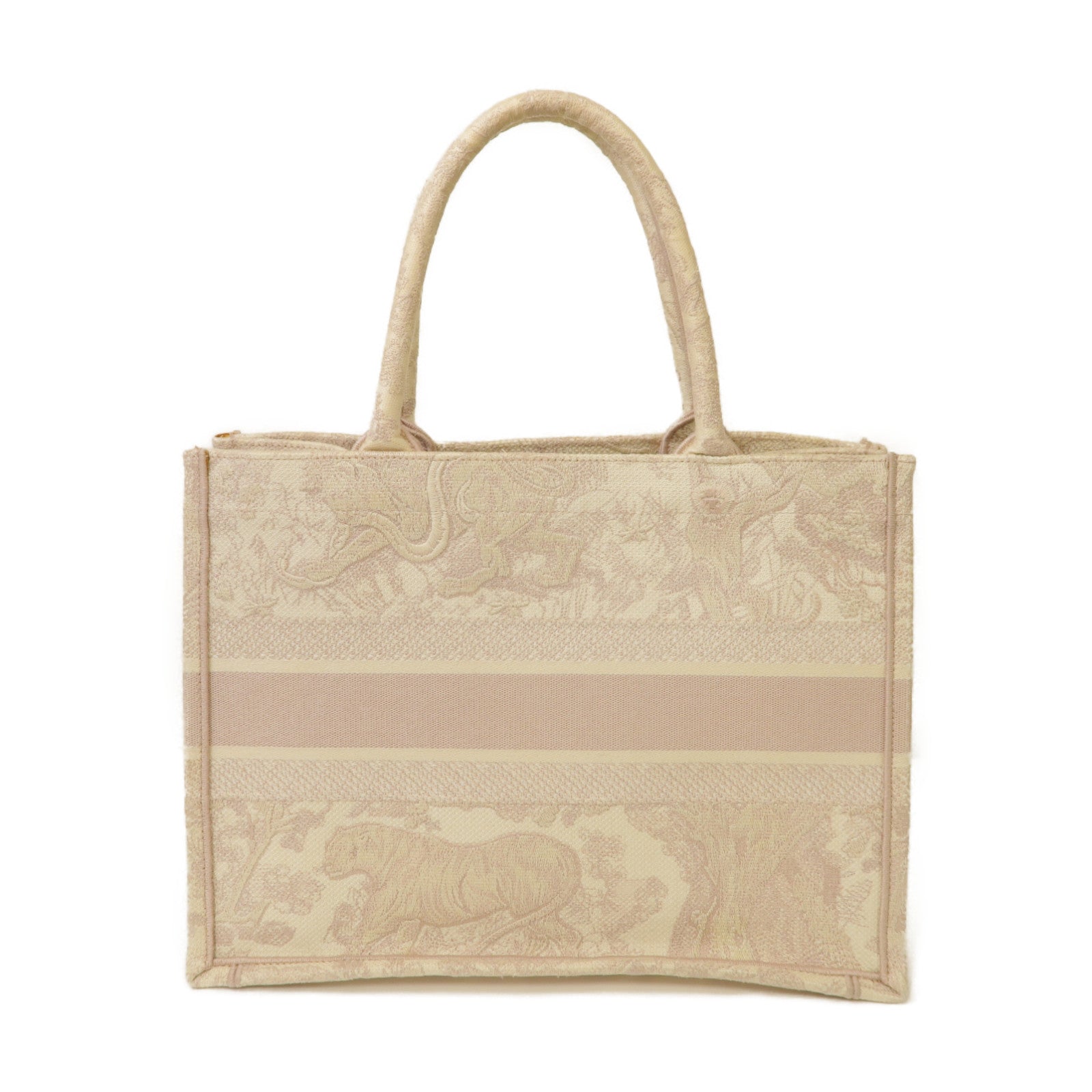 Dior 【激減優惠】帆布Medium Book Tote Bag手挽袋粉紅色