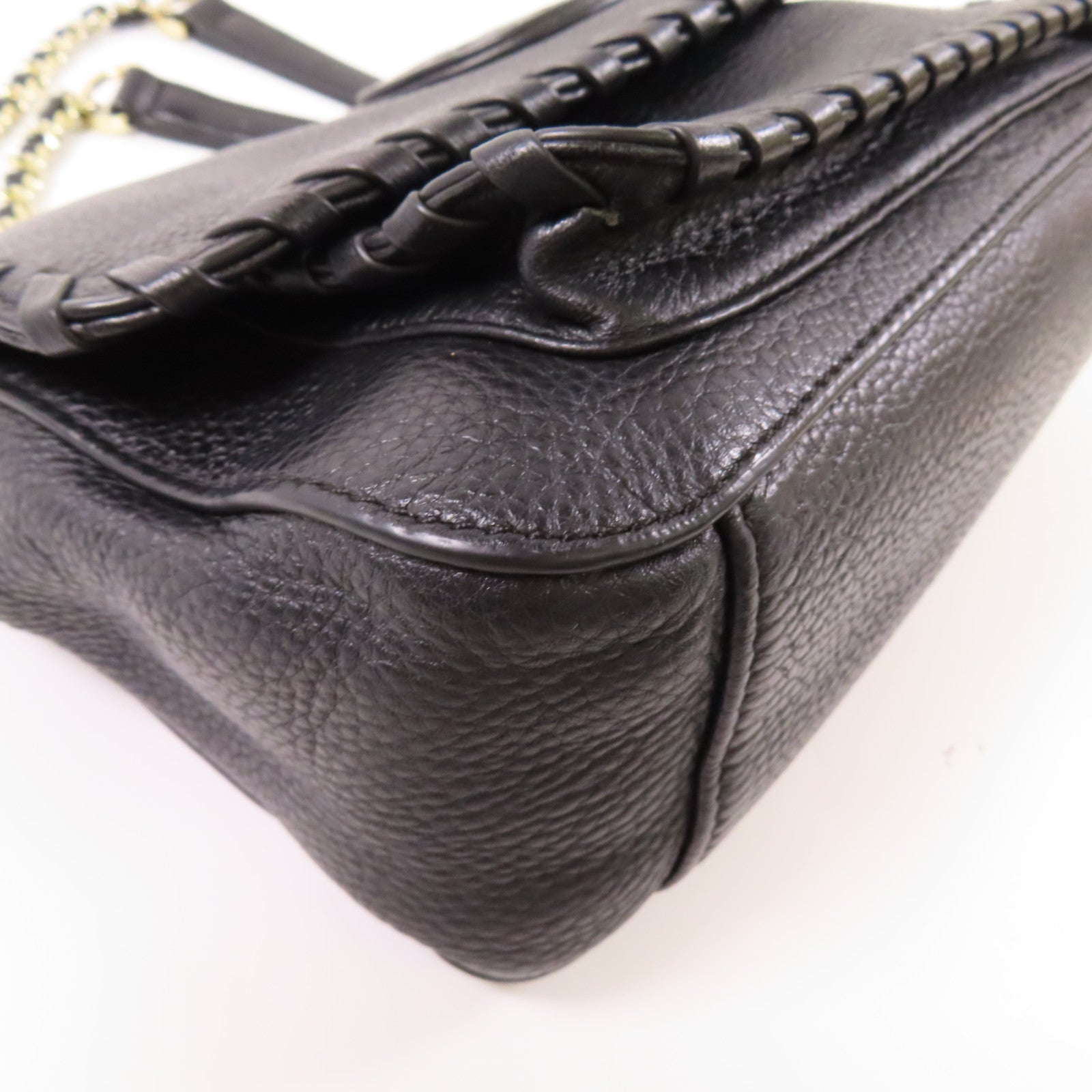 Tory Burch 皮革Shoulder Bag金扣鏈帶肩背袋