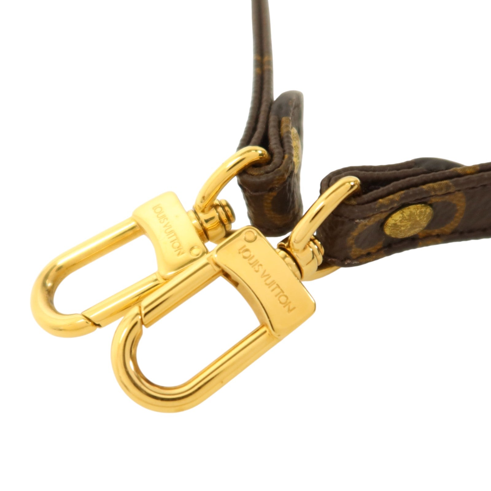 LOUIS VUITTON Monogram Shoulder Strap金扣肩帶