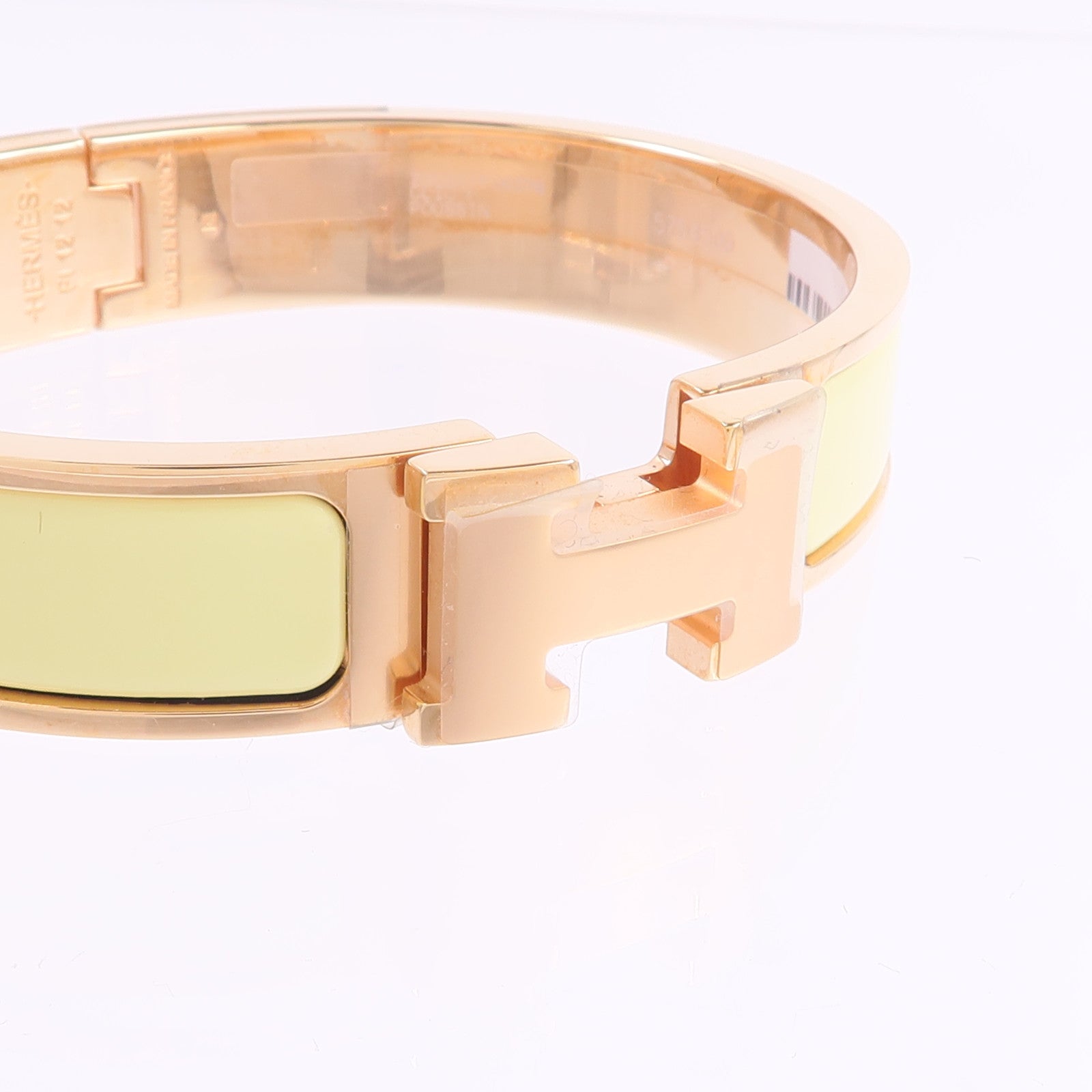 HERMES 金屬/琺瑯Clic H Bracelet手鐲