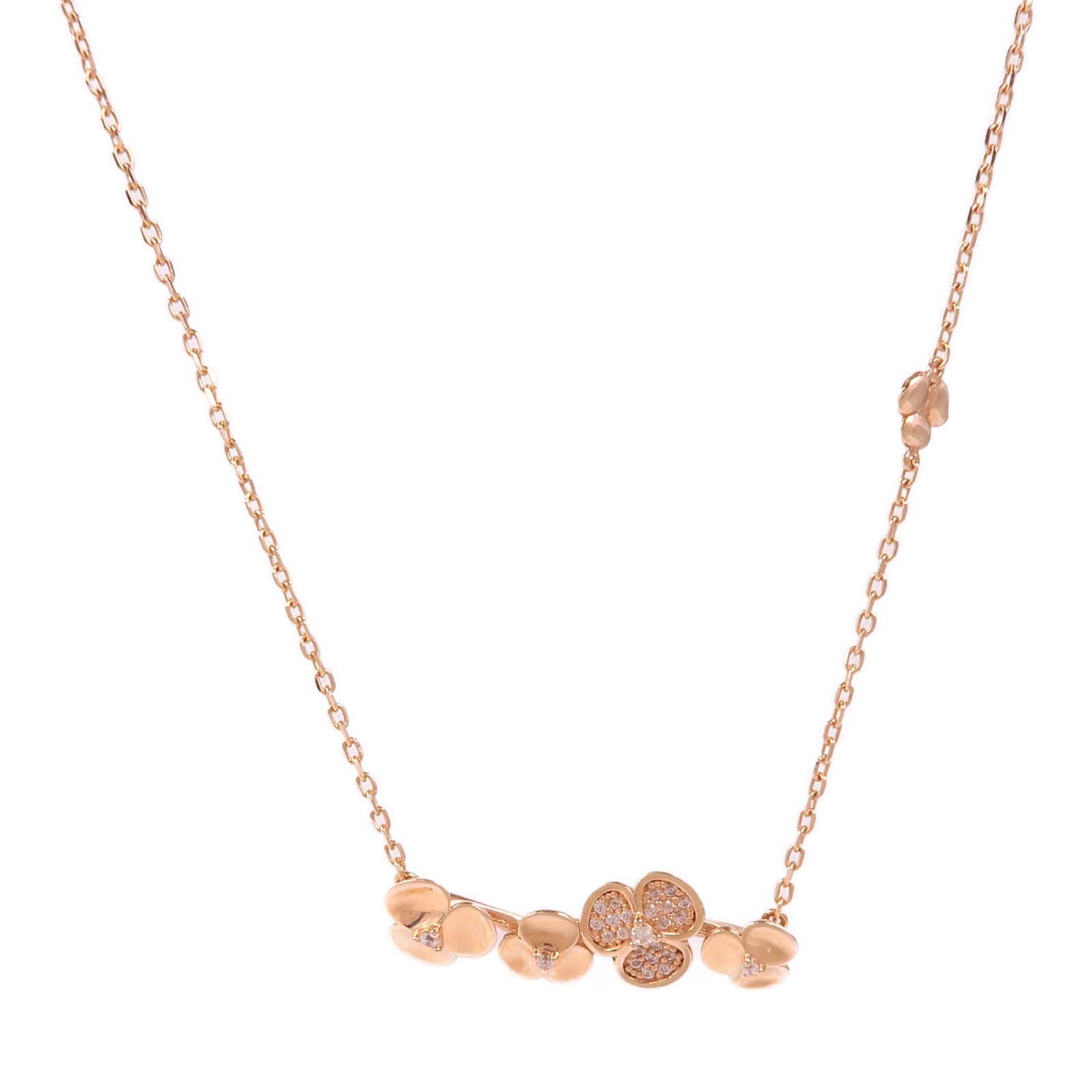 JEWELRY Diamond Necklace 14K Rose Gold